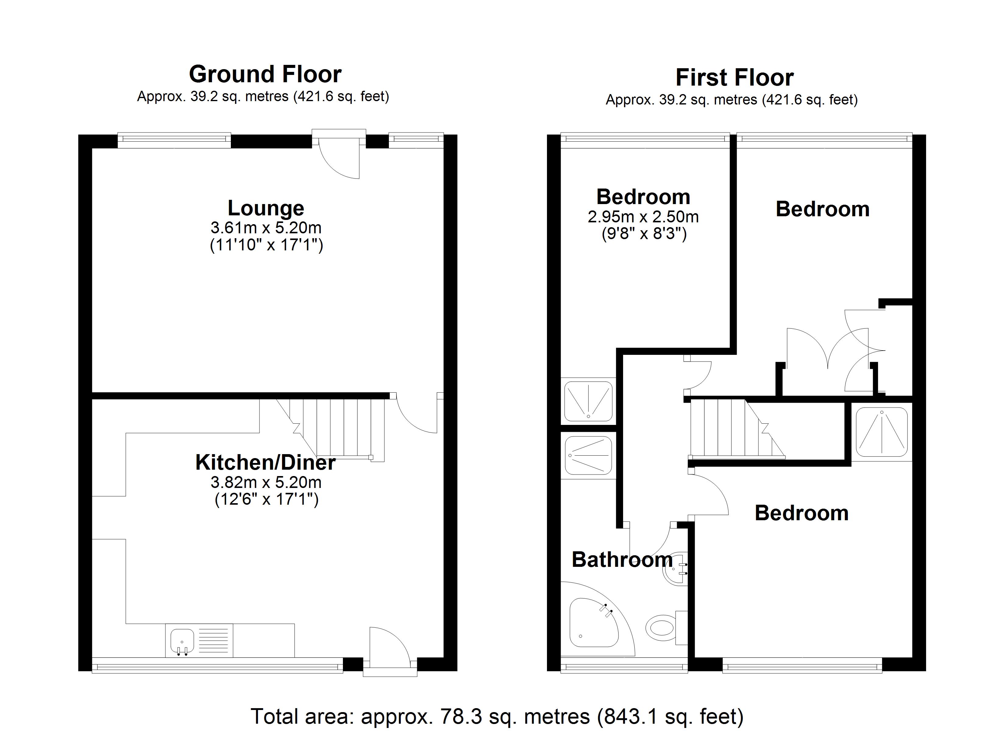 Easterton Croft, Druids Heath, Birmingham B14, 3 bedroom terraced house