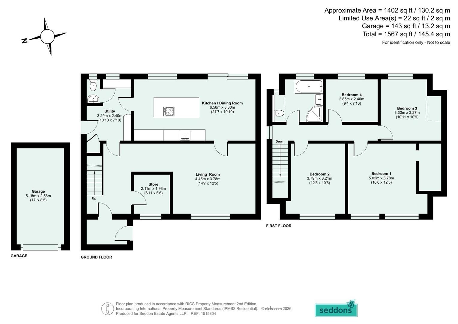 5, Lower Close, Halberton floorplan
