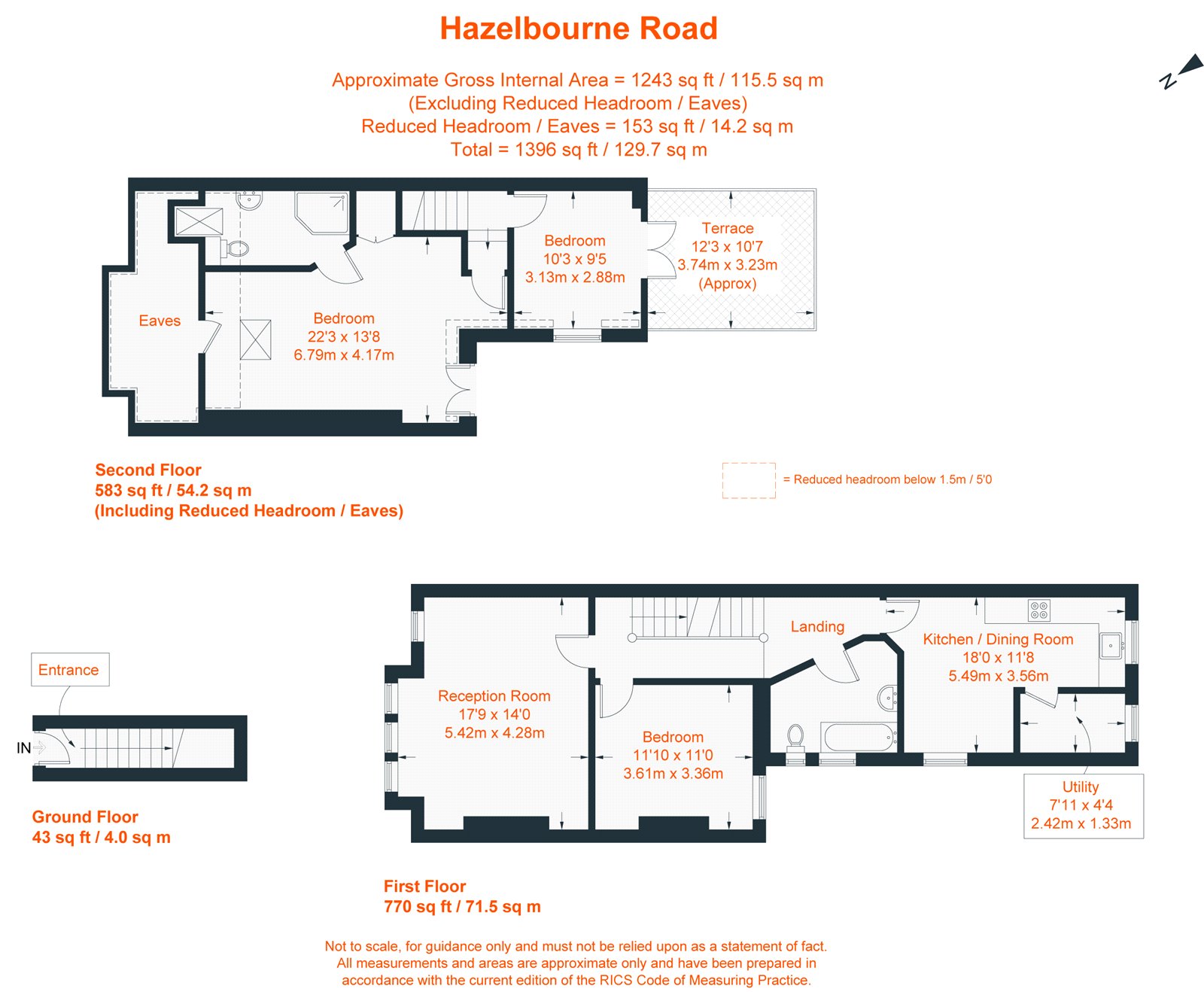 FFF, 50, Hazelbourne Road, London floorplan