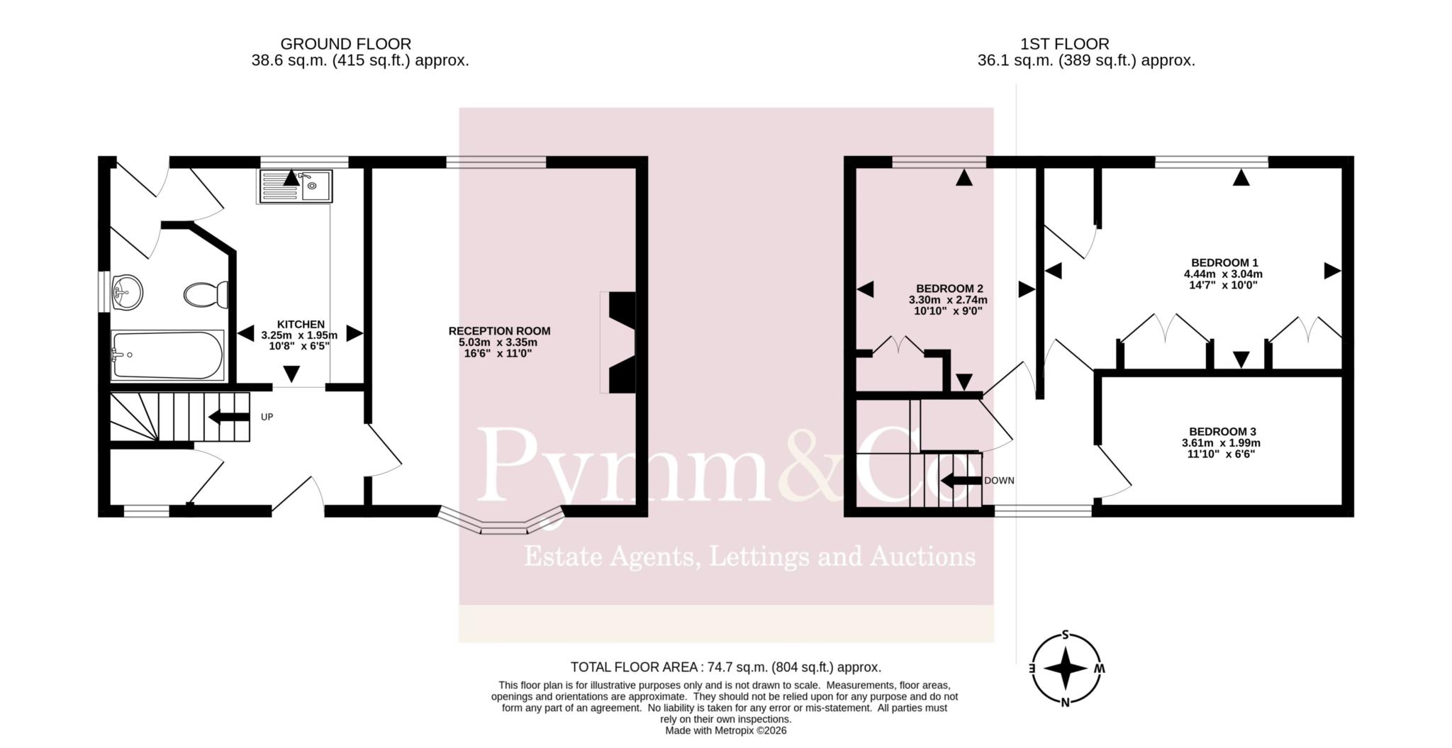 Rye Close, Norwich floorplan