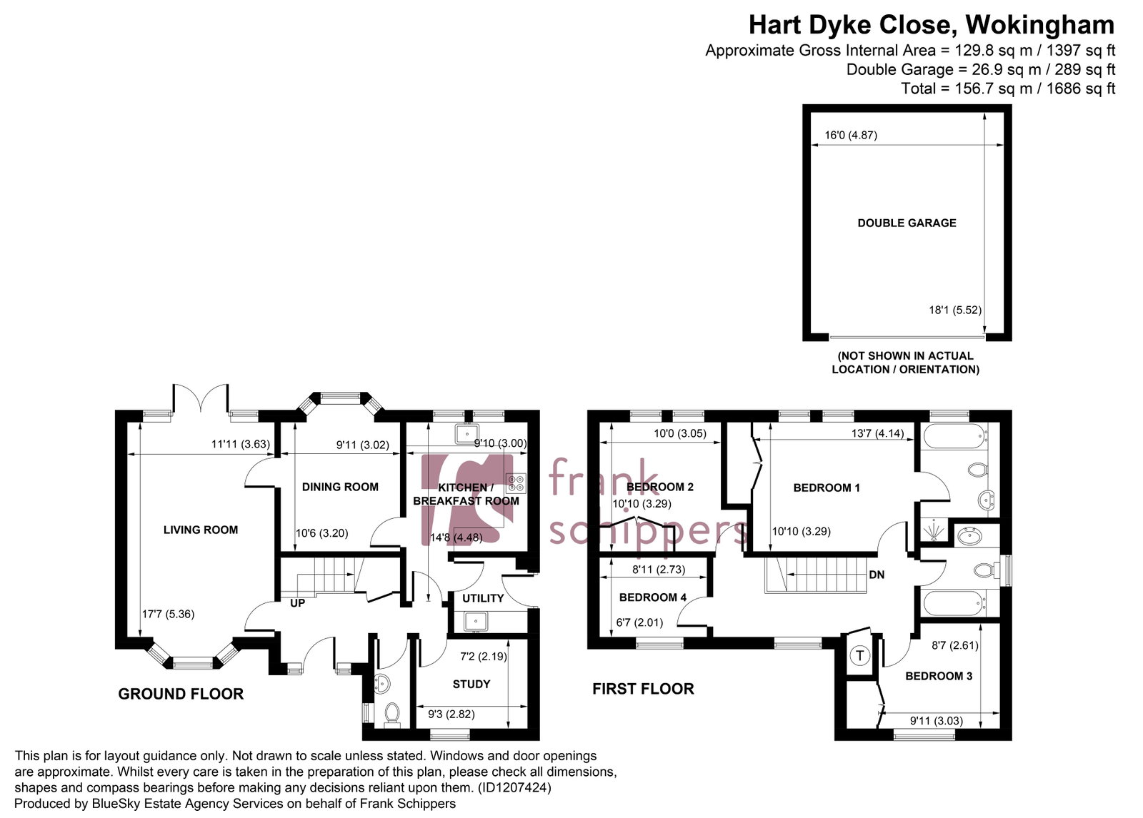 12, Hart Dyke Close, Wokingham floorplan
