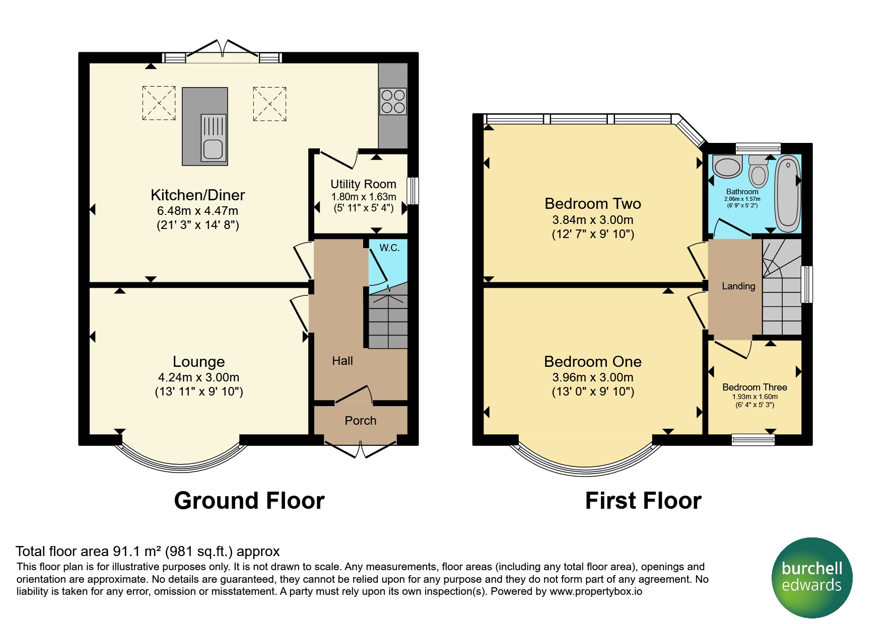 53, Coalway Avenue, Birmingham floorplan