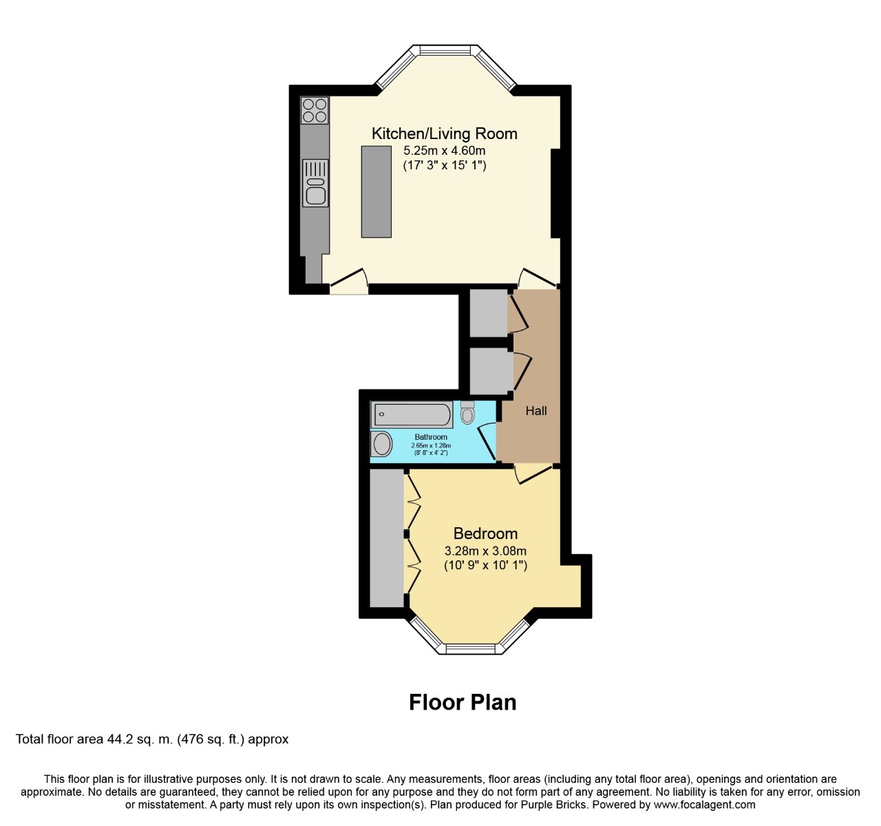 1 Bedrooms Flat for sale in Gauden Road, Clapham SW4