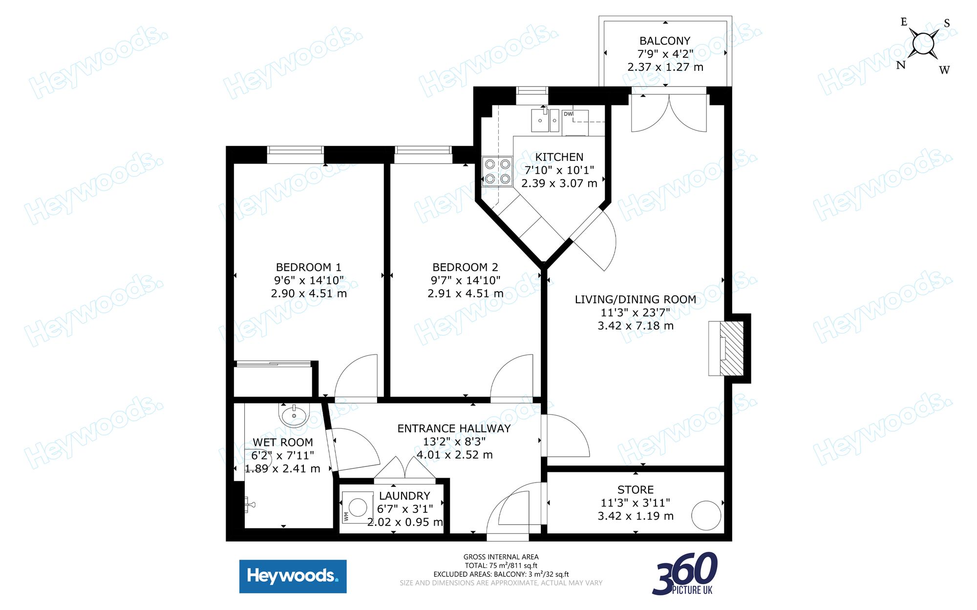 Apt 35, Adlington House High Street, Newcastle floorplan