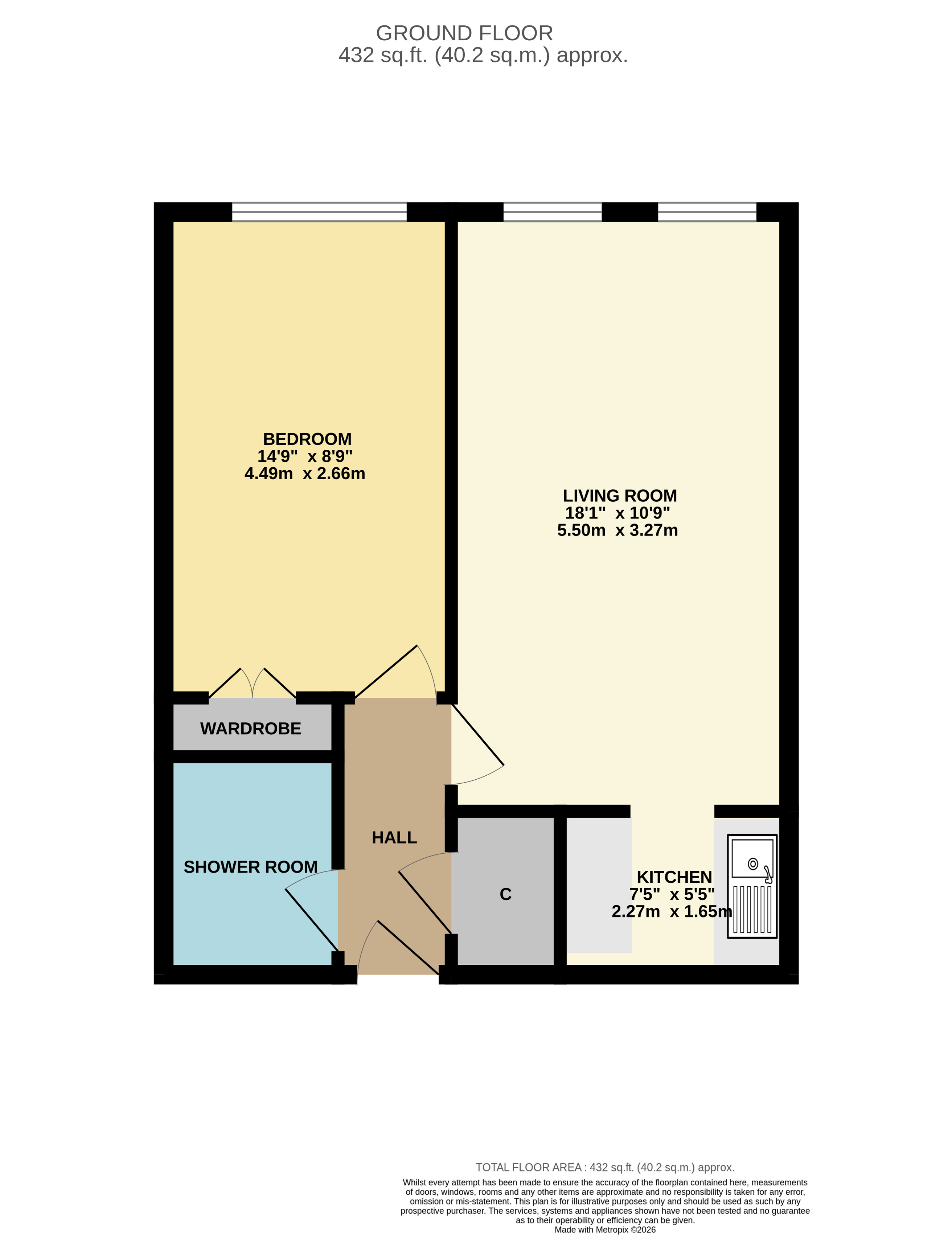 25, Homemill House, New Milton floorplan