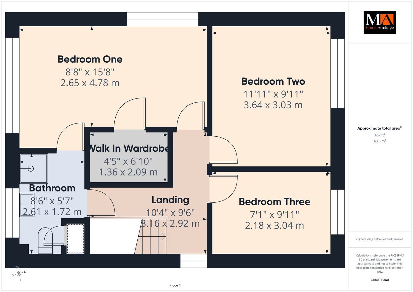 1, Civray Avenue, Downham Market floorplan