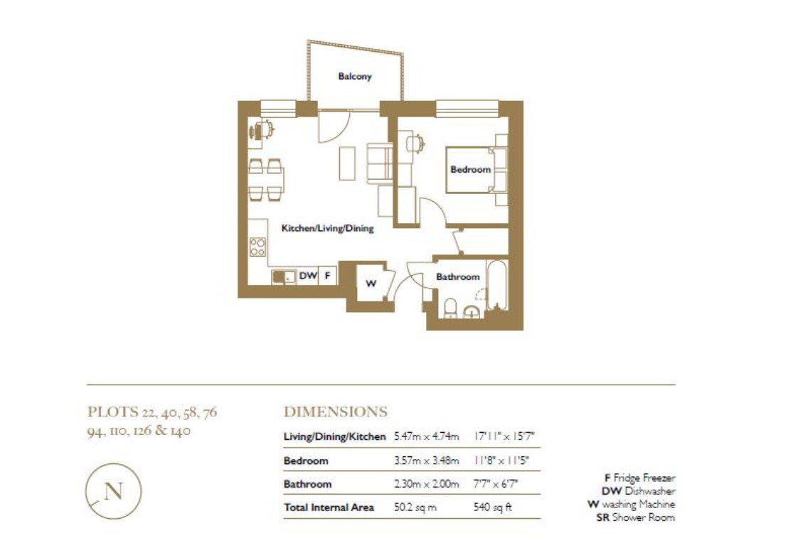 The New Tide, Chatham floorplan