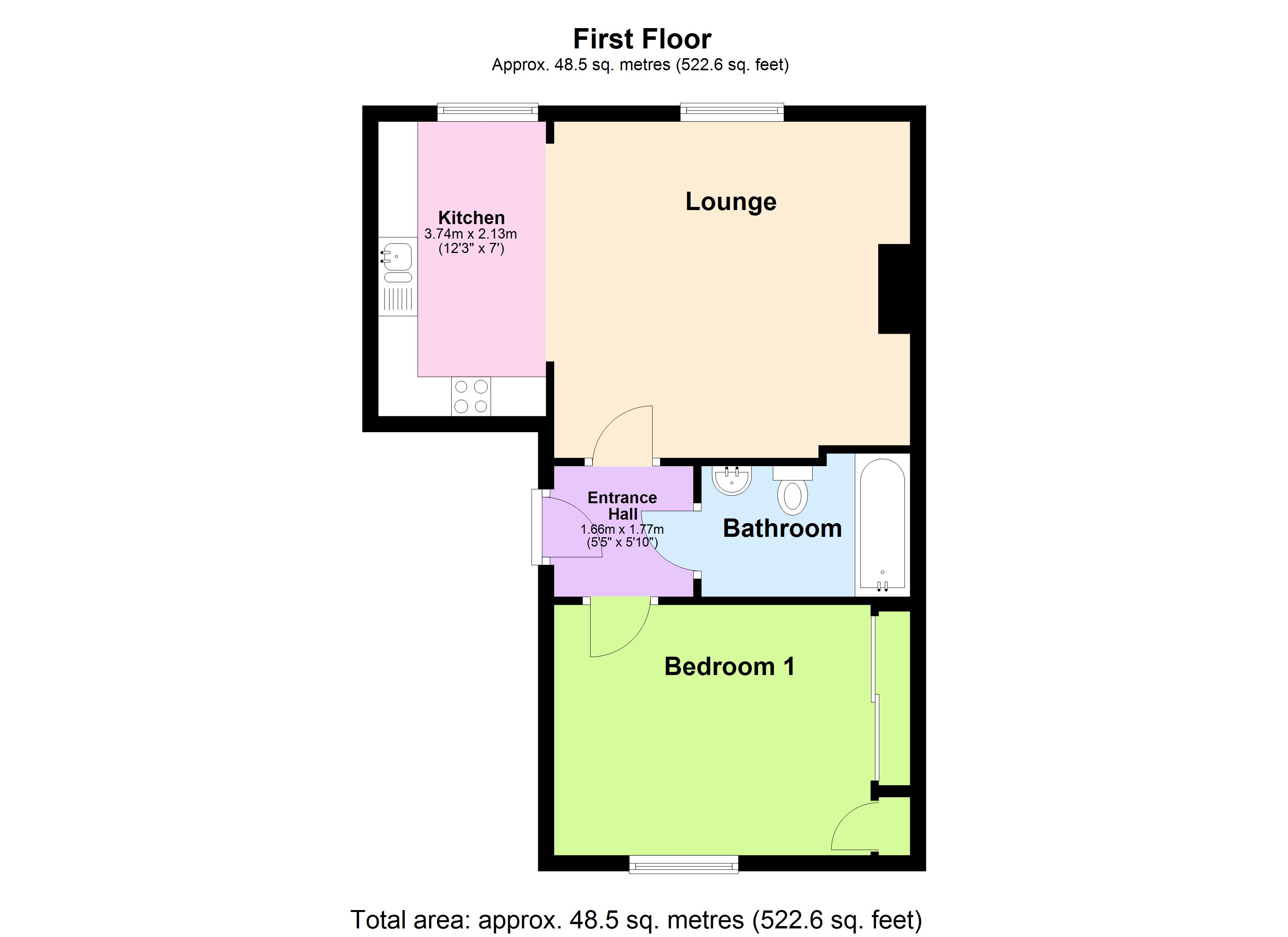 7, Hartshaw, Rotherham floorplan
