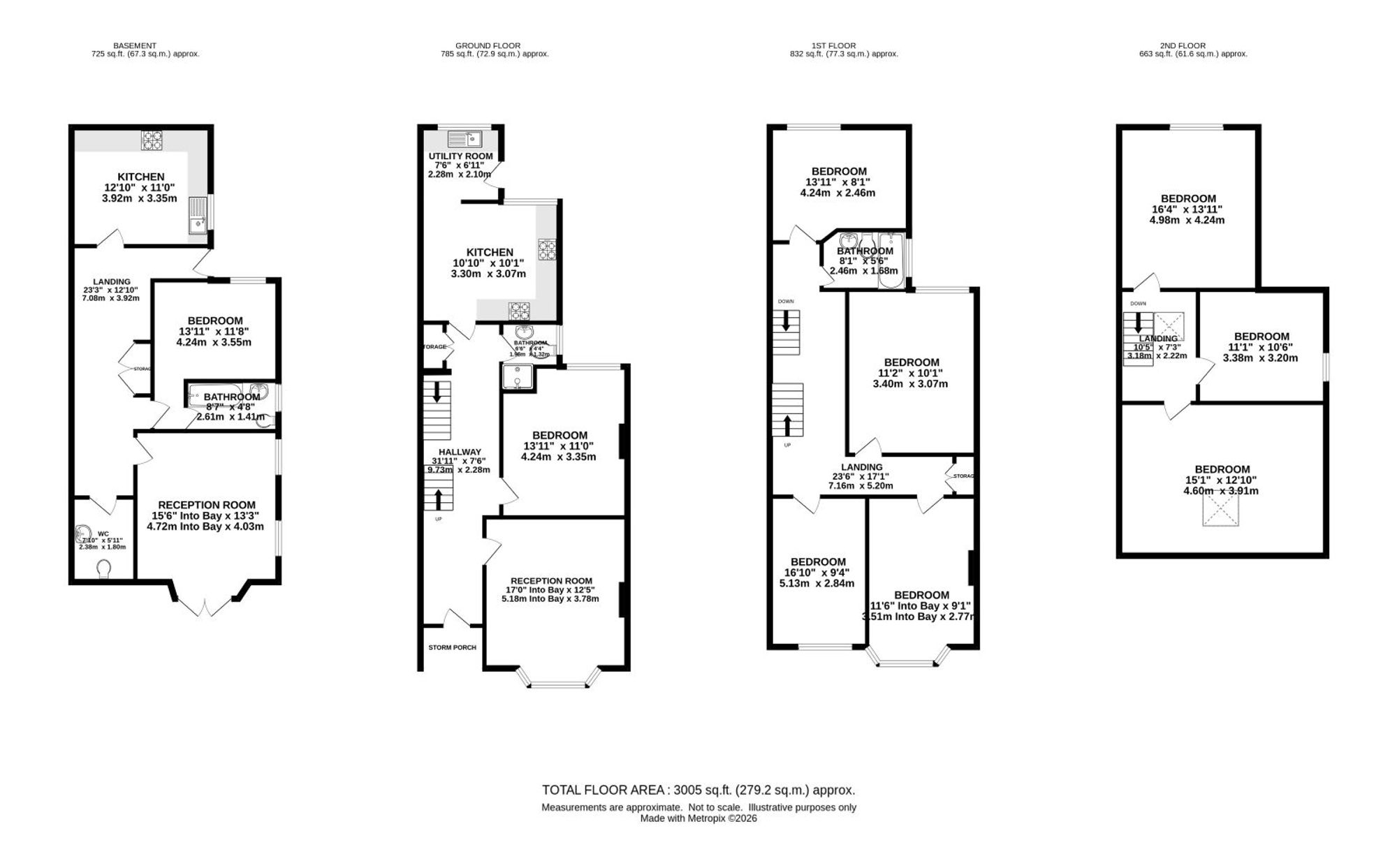 519a Wilmslow Road, Manchester floorplan