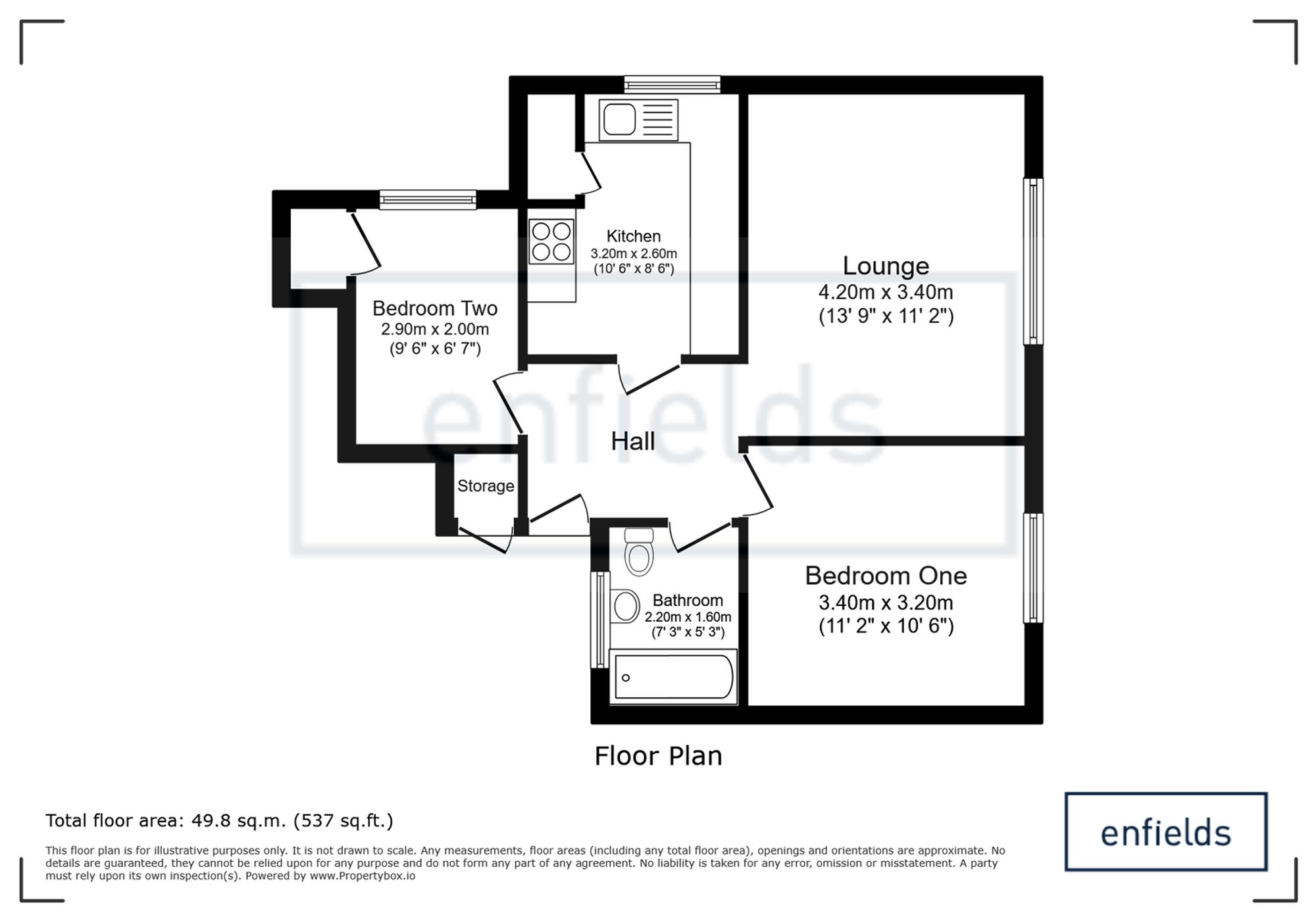 7 Dyneley Green, Southampton floorplan