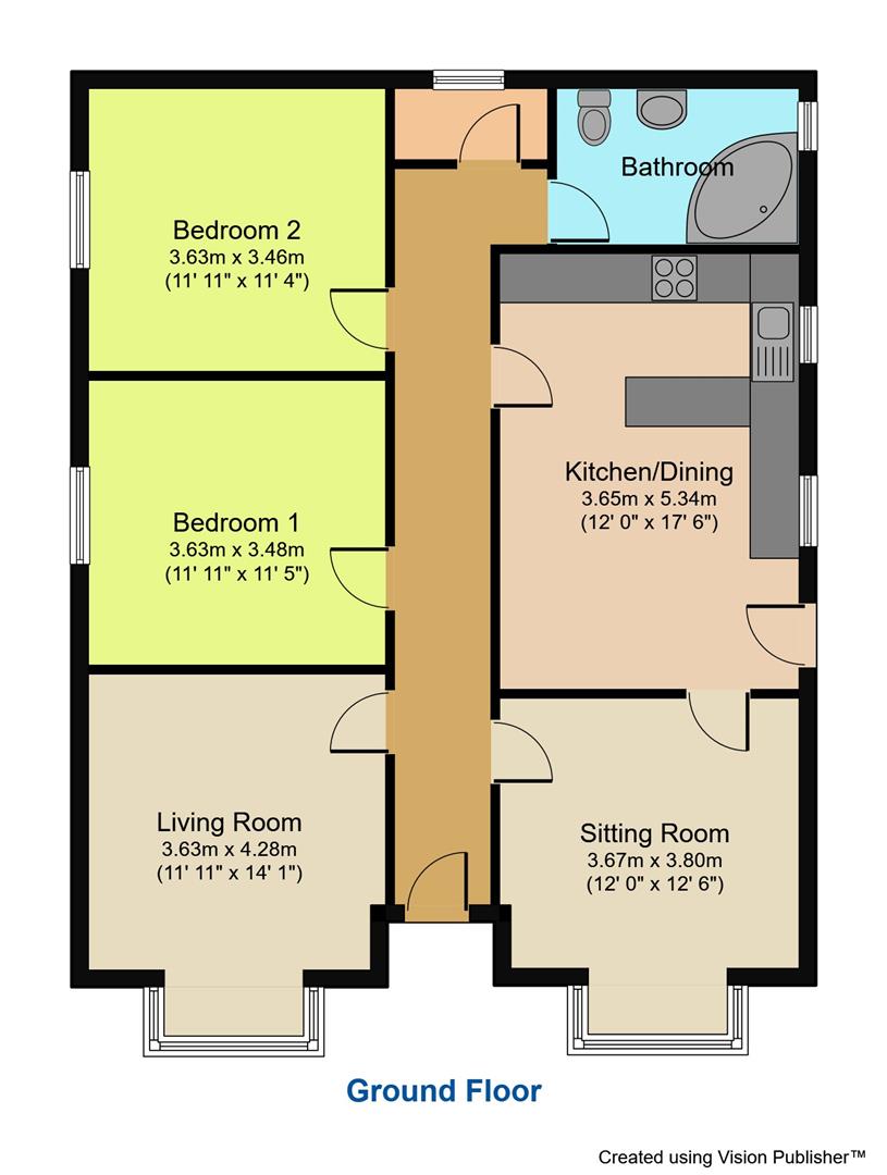 1, Bartle Place, Bradford floorplan