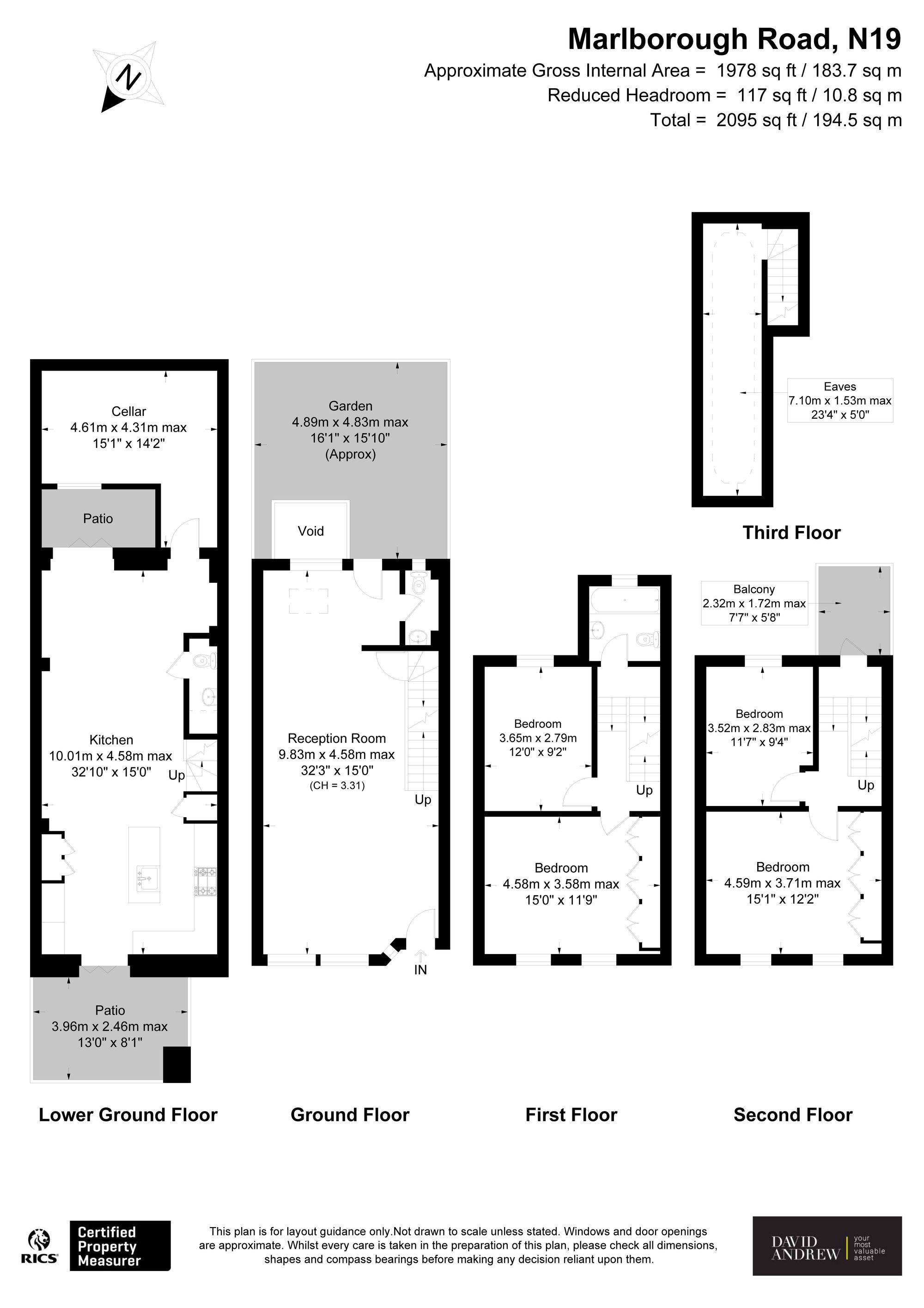 59 Marlborough Road, London floorplan