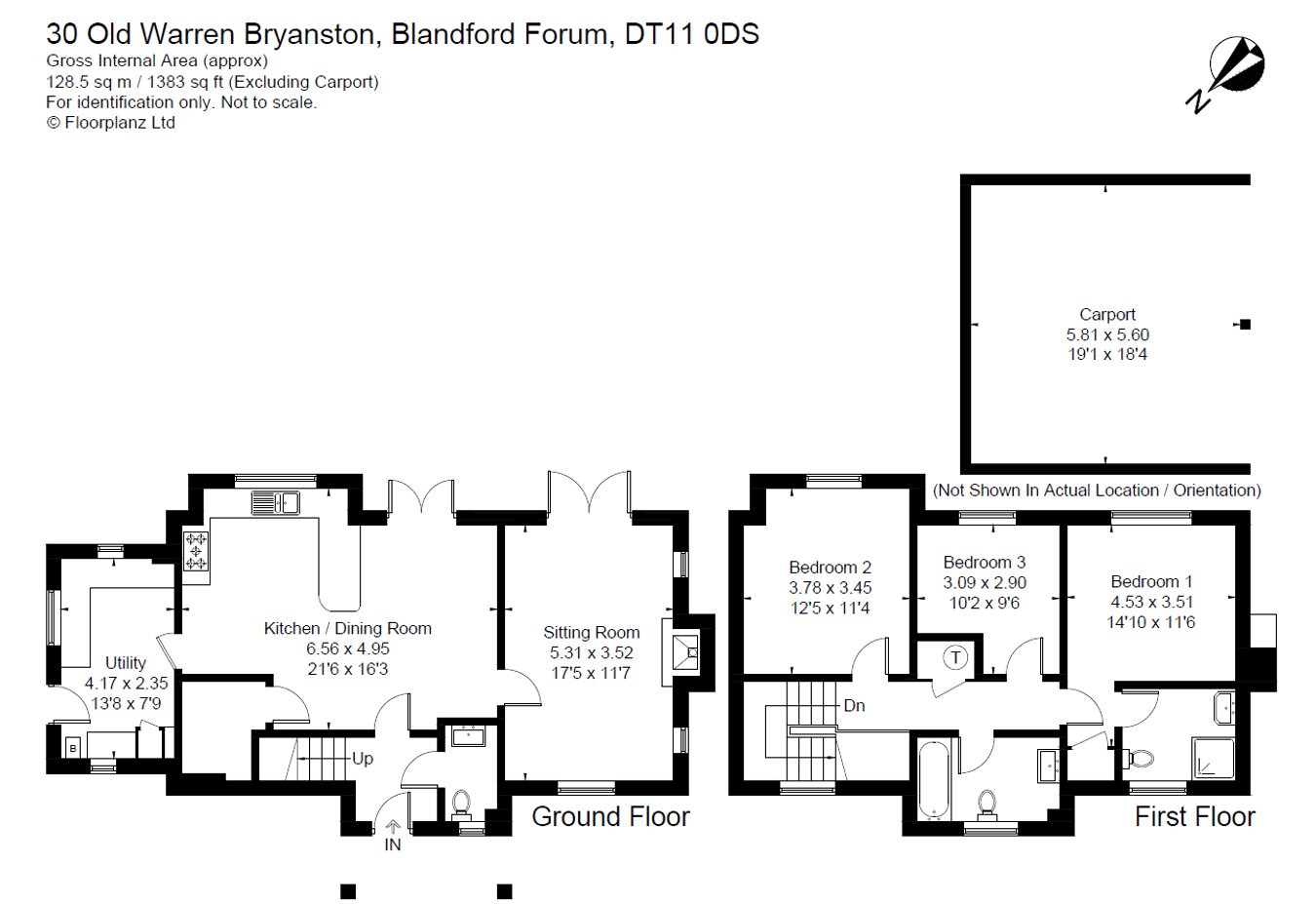 30, Old Warren, Blandford Forum floorplan