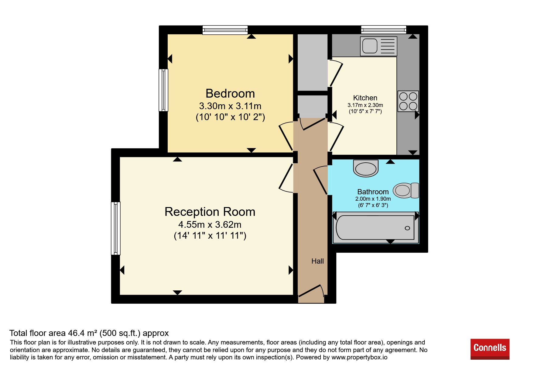 45, Hickory Close, Coventry floorplan