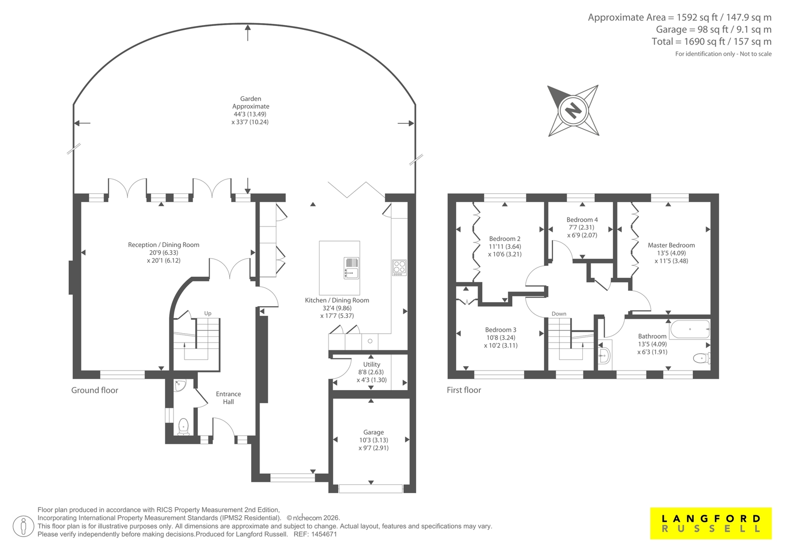 5, Romsey Close, Orpington floorplan