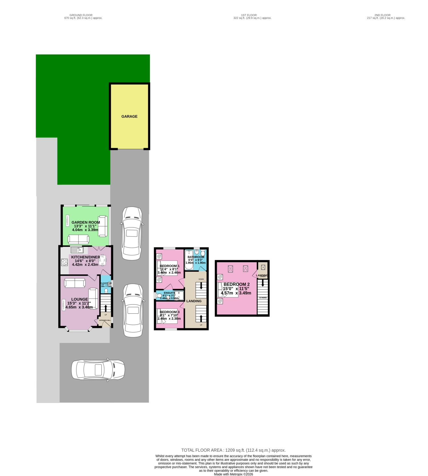 2, Coachman Close, Beverley floorplan