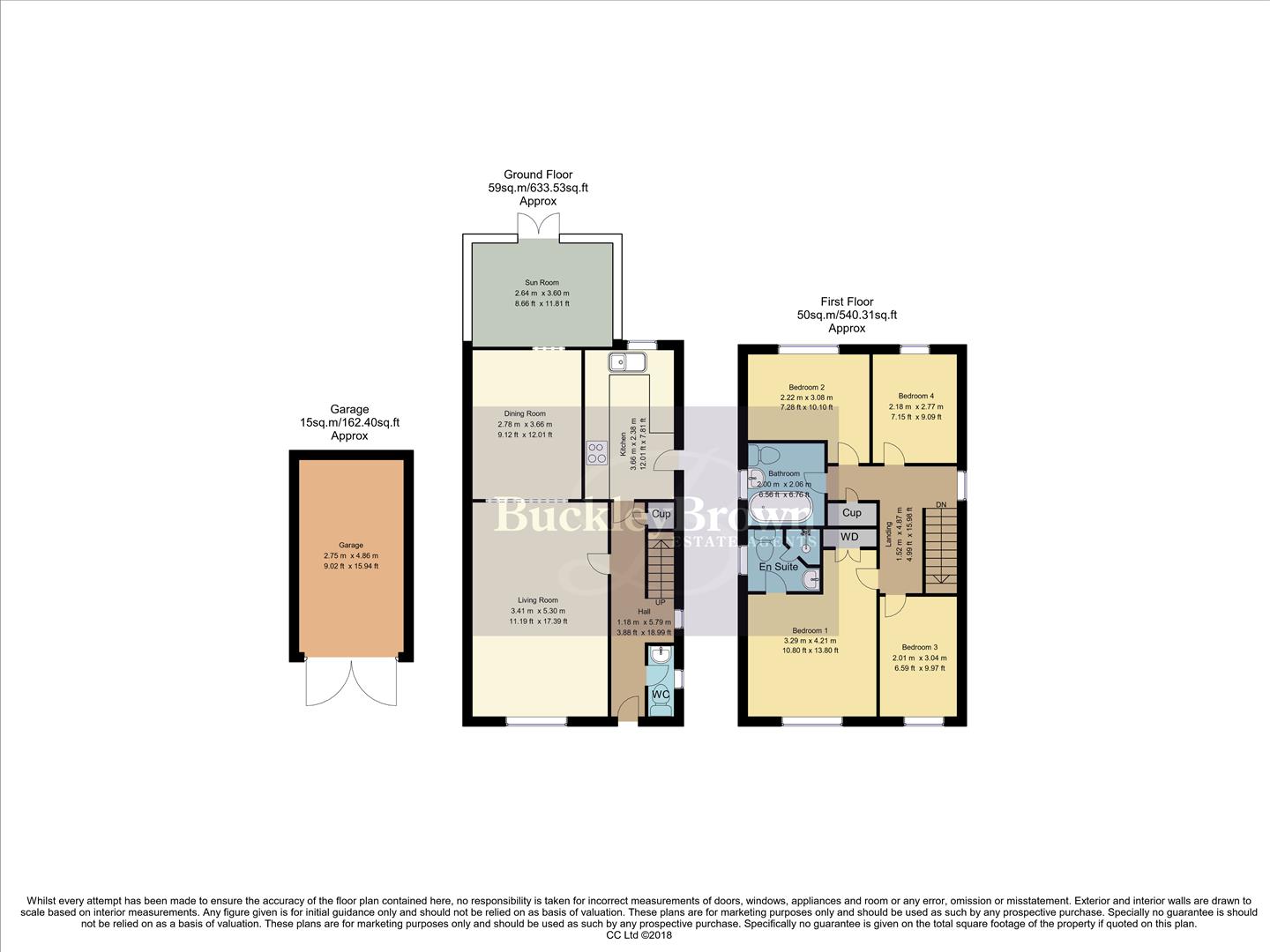 14, Darricott Close, Mansfield floorplan
