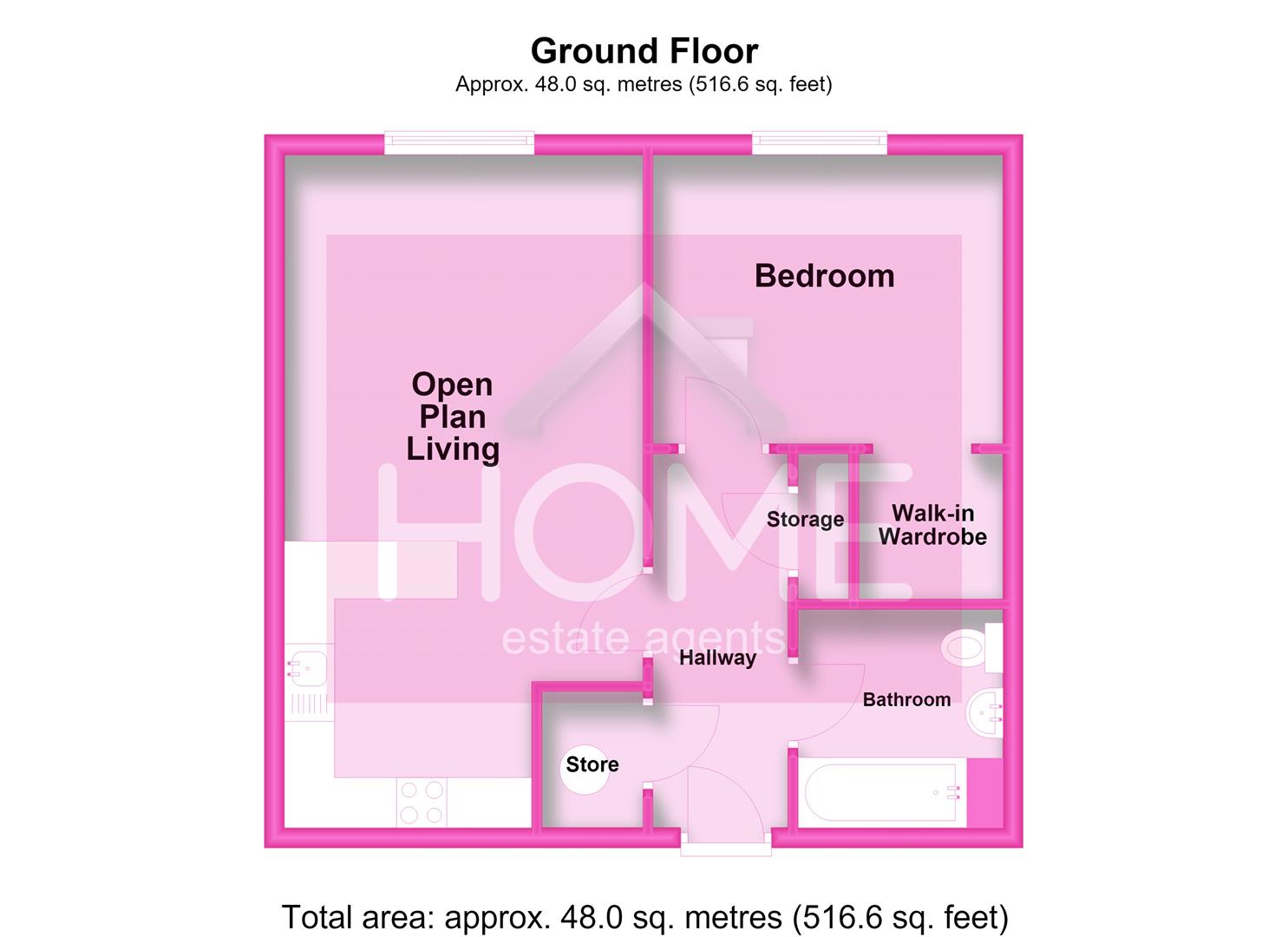 Apartment 33, 63, Lansdowne Road, Manchester floorplan