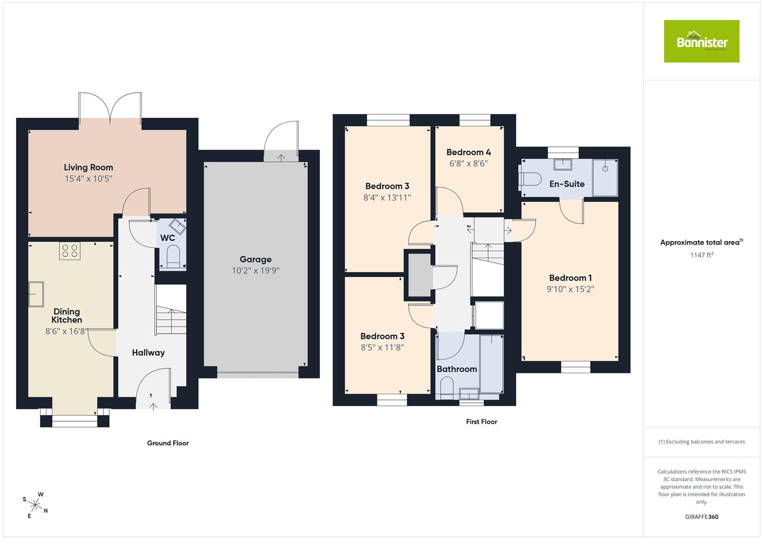 6, Hardwick Close, Brough floorplan