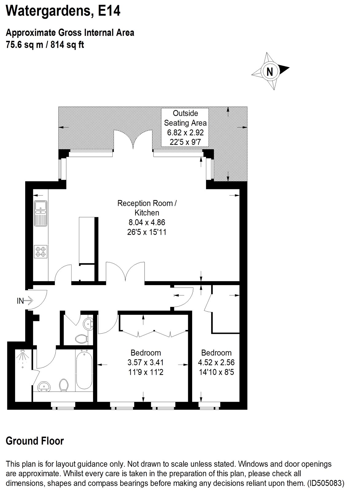2 Bedrooms Flat to rent in The Watergardens, Roy Square, London E14