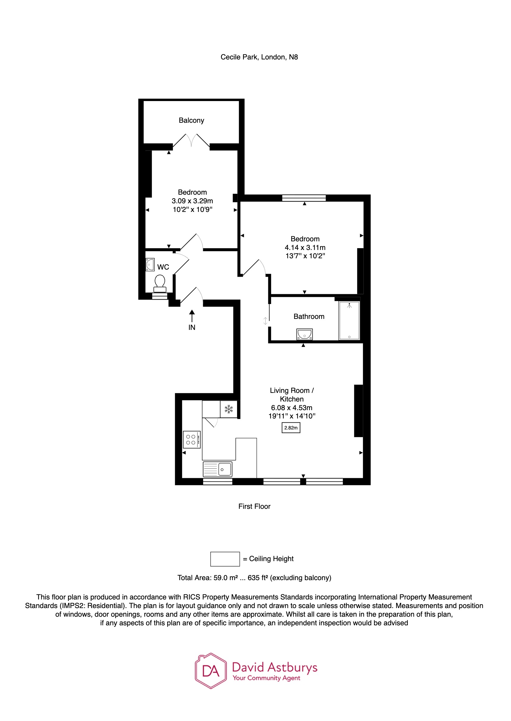 Cecile Park, London floorplan