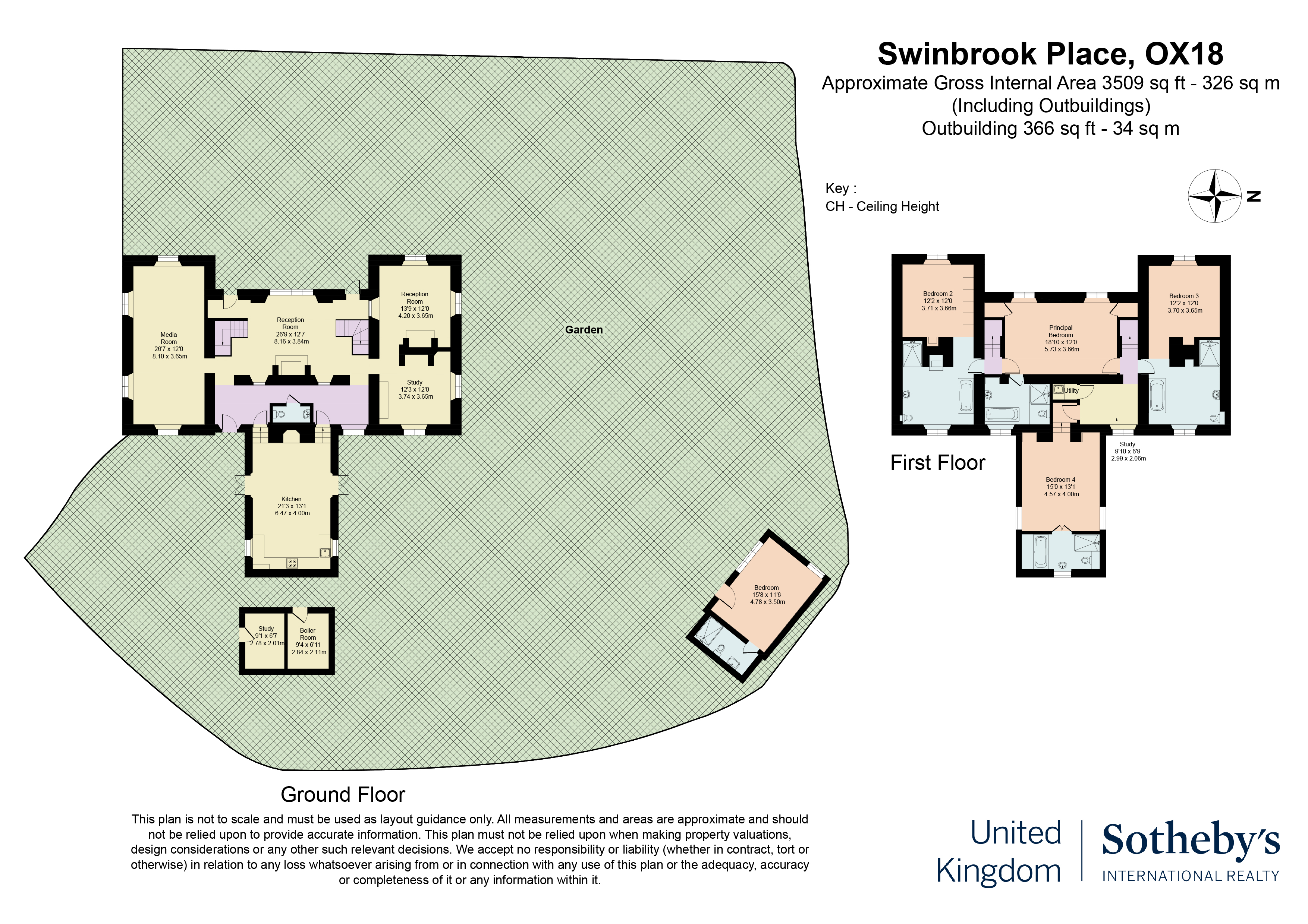 Swinbrook, Swinbrook Place, Oxfordshire floorplan
