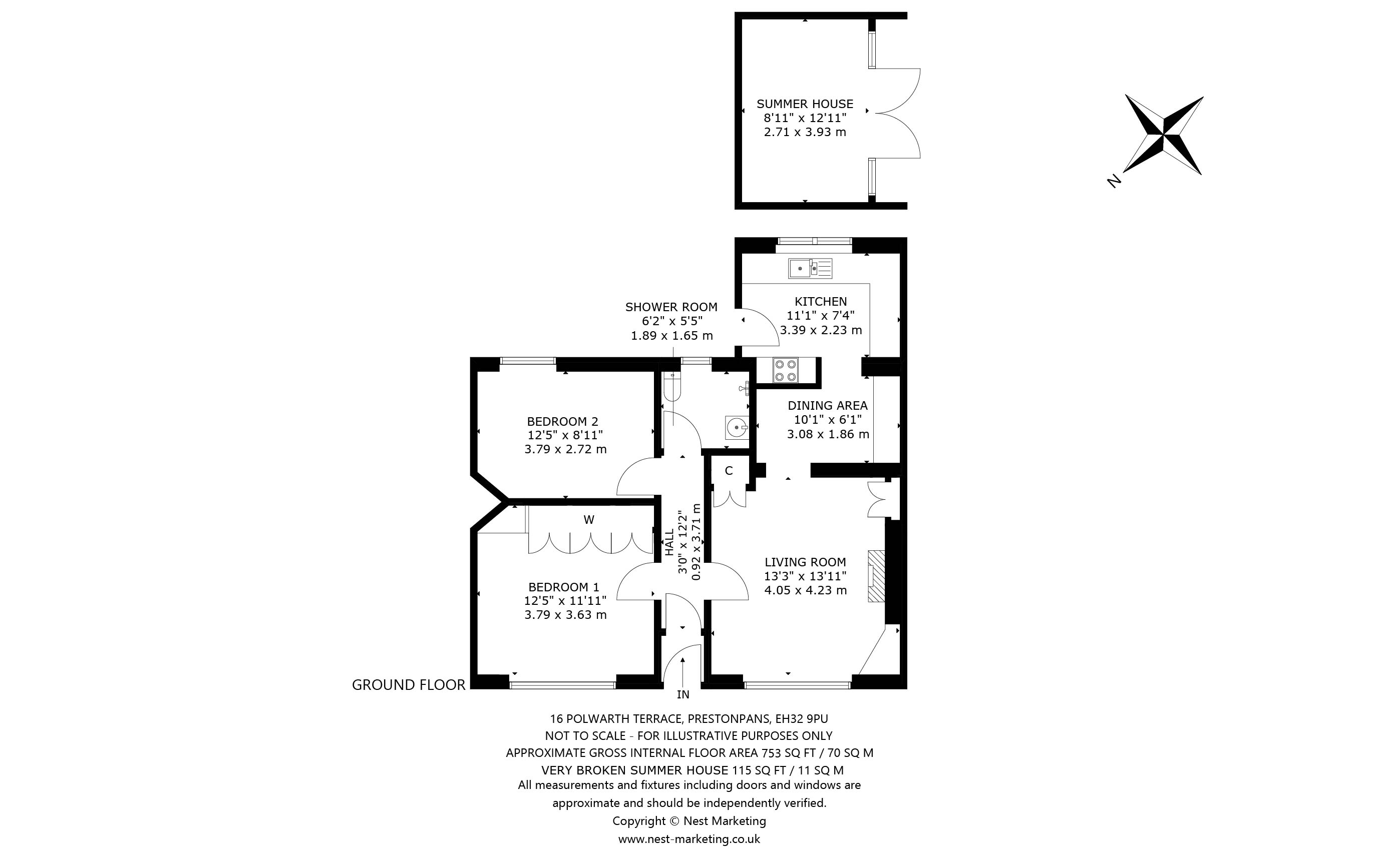 16, Polwarth Terrace, Prestonpans floorplan