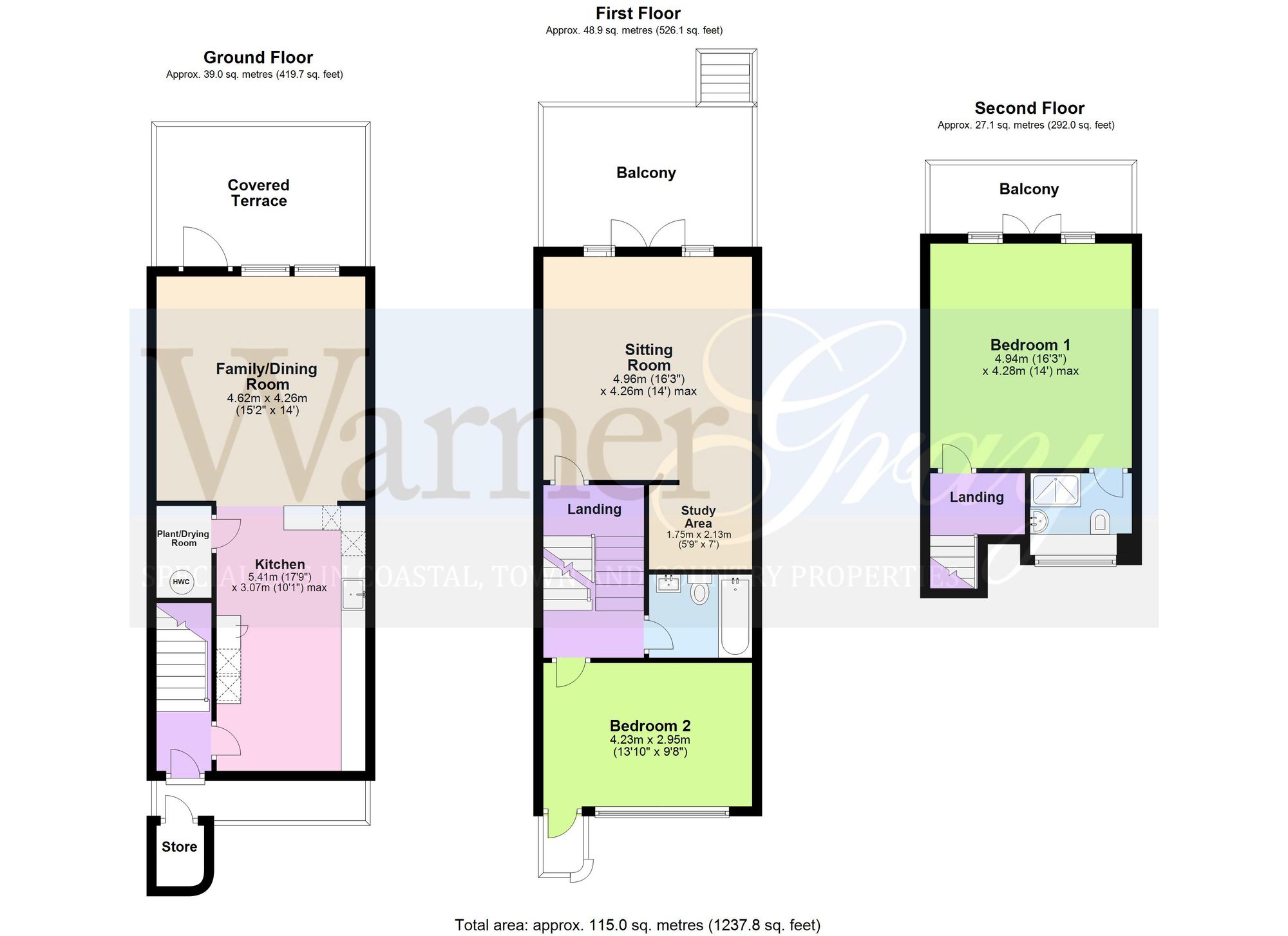 10 Royal William Square, Rye floorplan