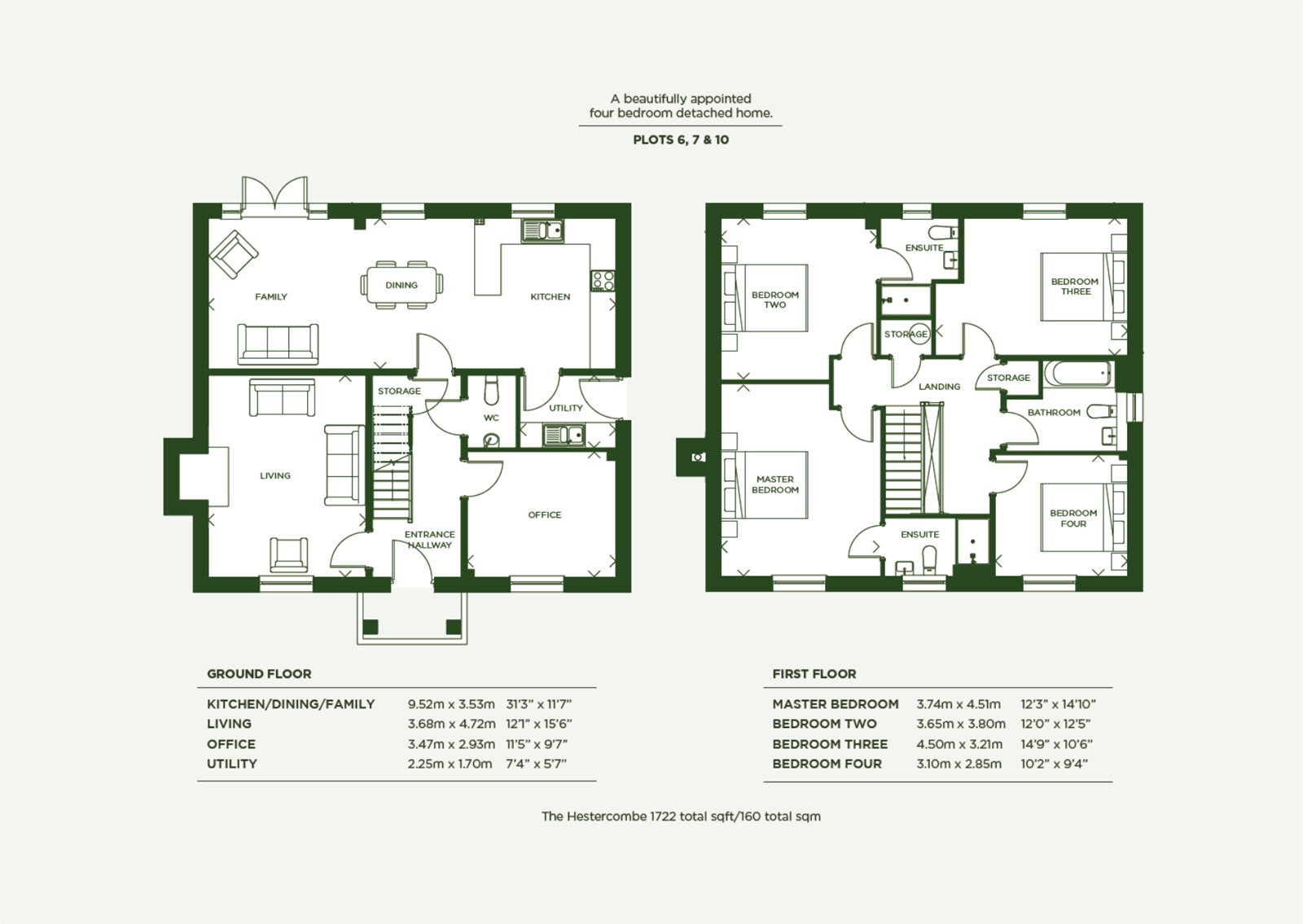 Plot 6, The Hestercombe,, Neroche Meadows, Ilminster floorplan
