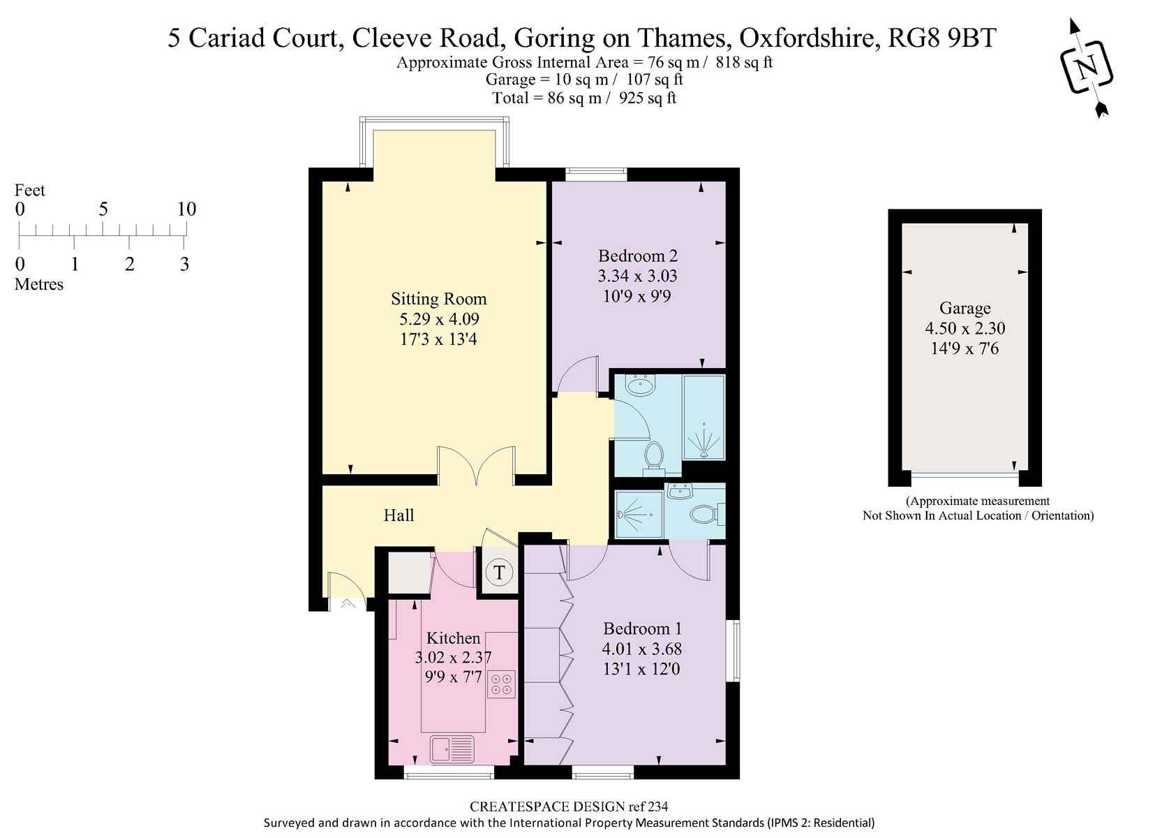5 Cariad Court, Goring on Thames floorplan