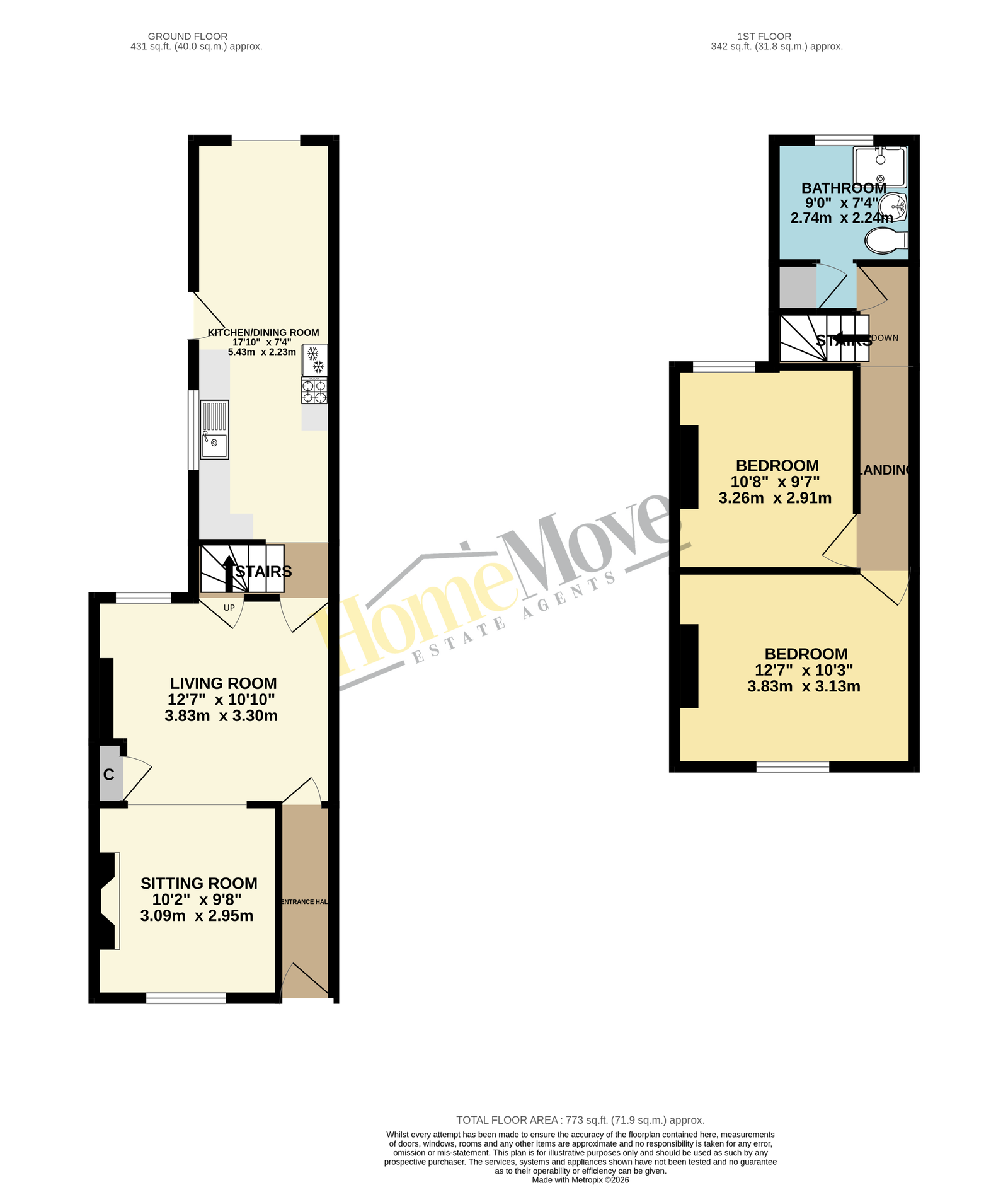 103, Bower Street, Bedford floorplan