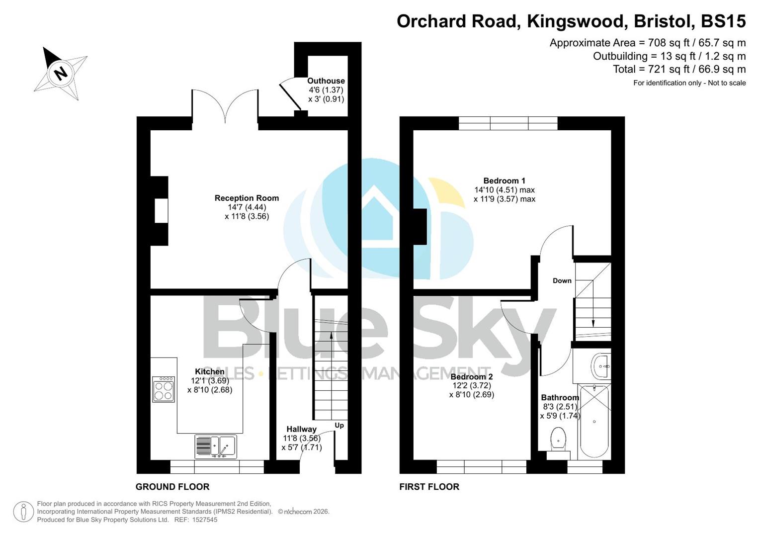 119, Orchard Road, Bristol floorplan