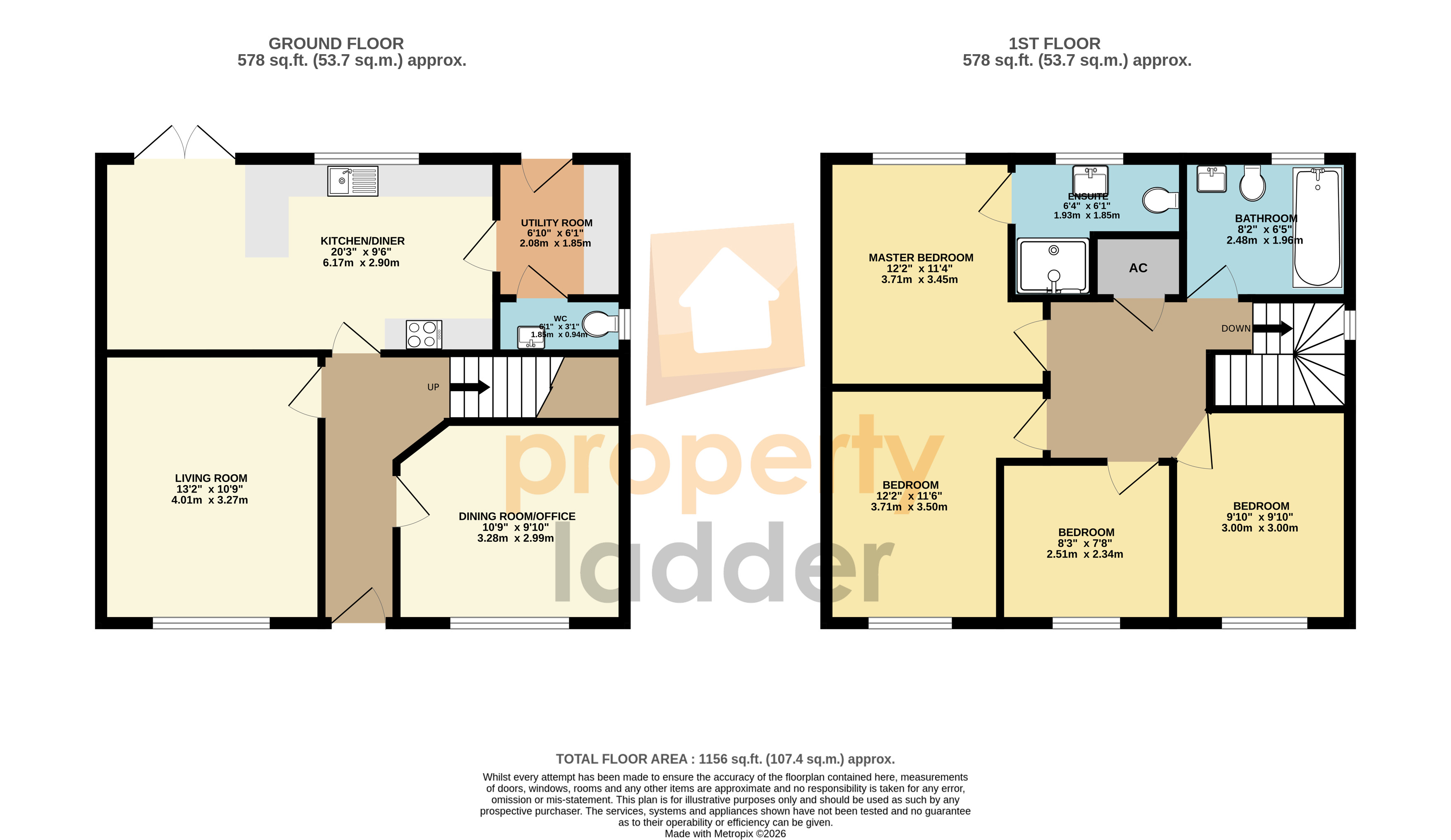 11, Keymer Close, Norwich floorplan