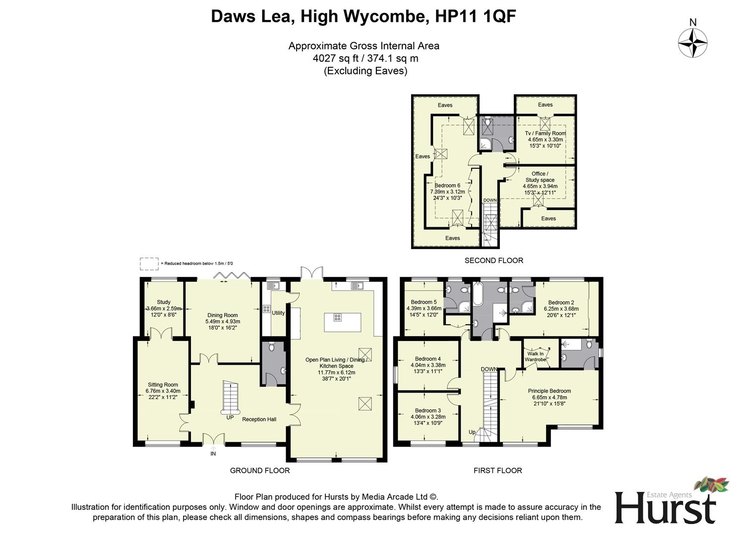 4, Daws Lea, High Wycombe floorplan