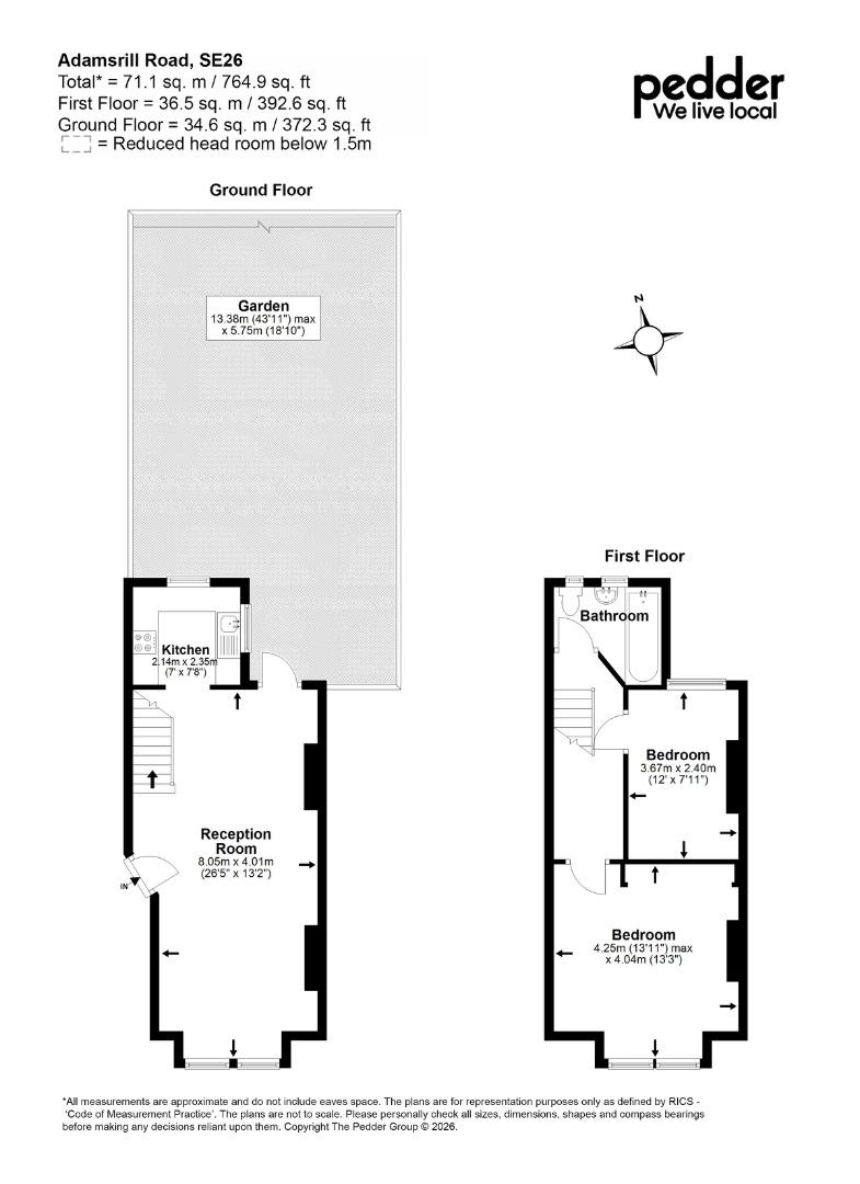 33a, Adamsrill Road, London floorplan