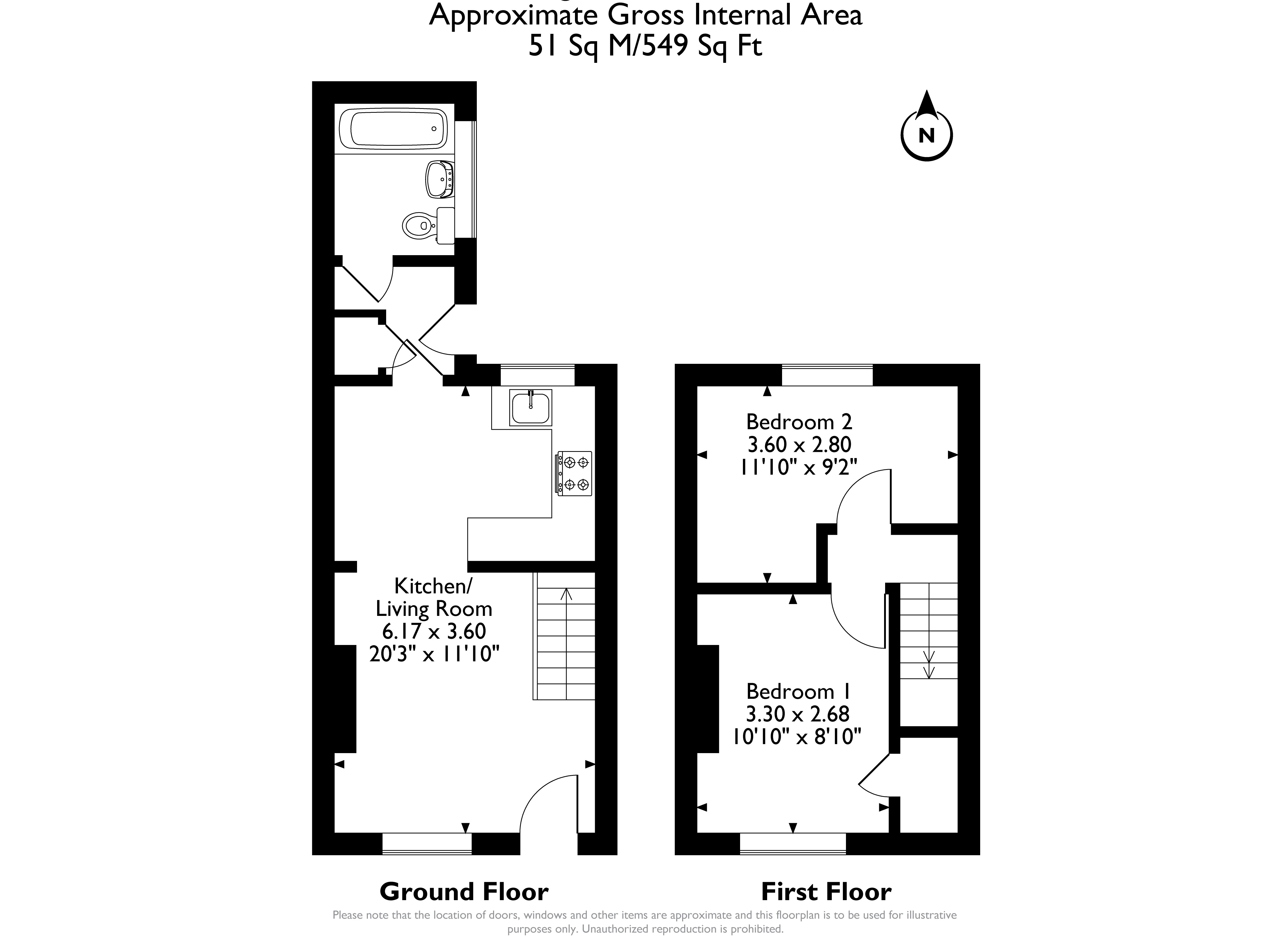 18, Brook Street, Walton-Le-Dale floorplan