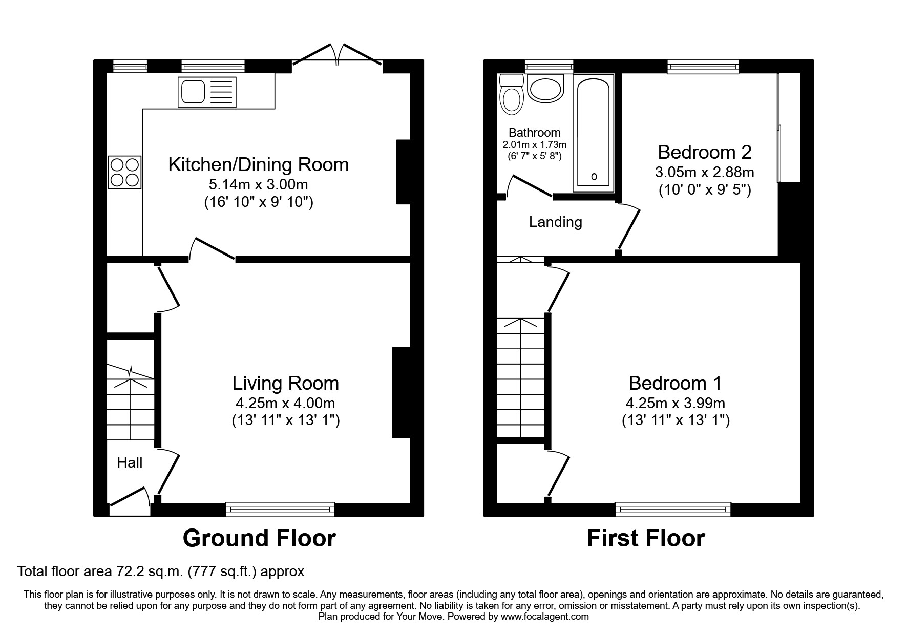 Bright Street, Darlington DL1, 2 bedroom terraced house for sale
