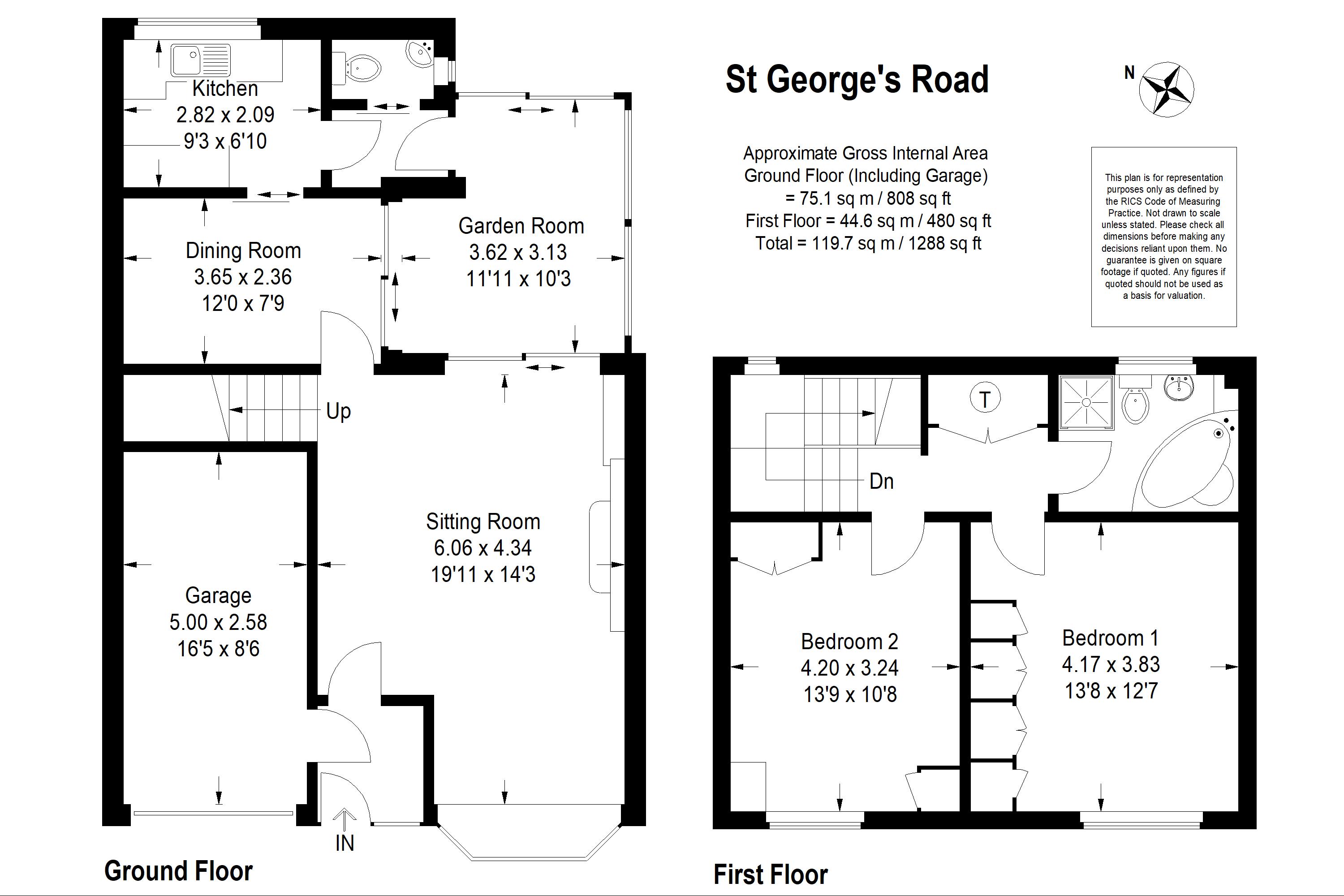 2 Bedrooms Detached house for sale in St. Georges Road, Farnham GU9