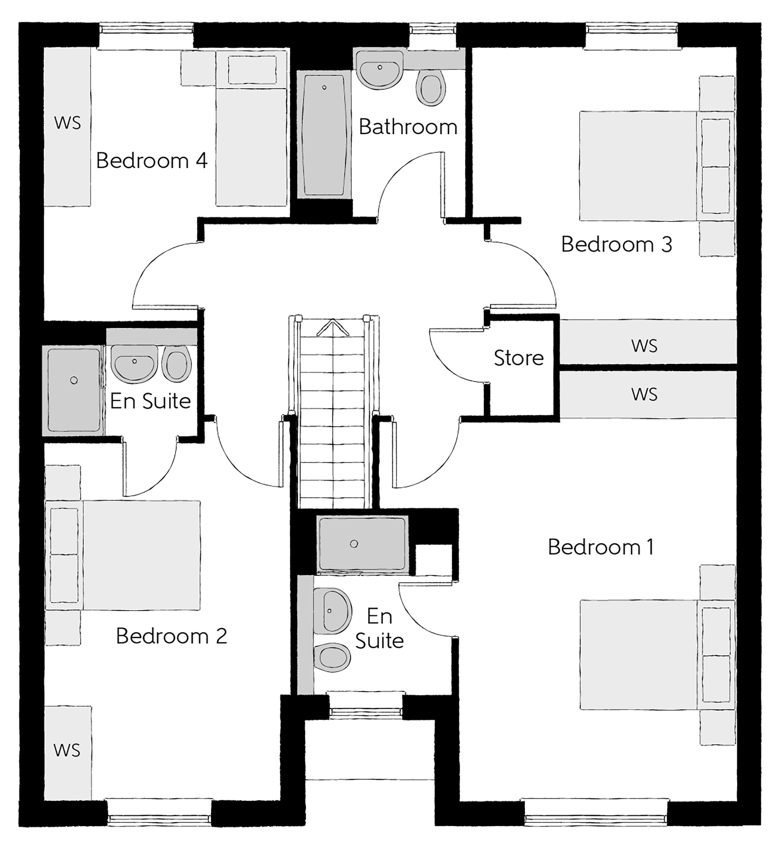 71, Creedy Bridge, Sandford, Crediton floorplan