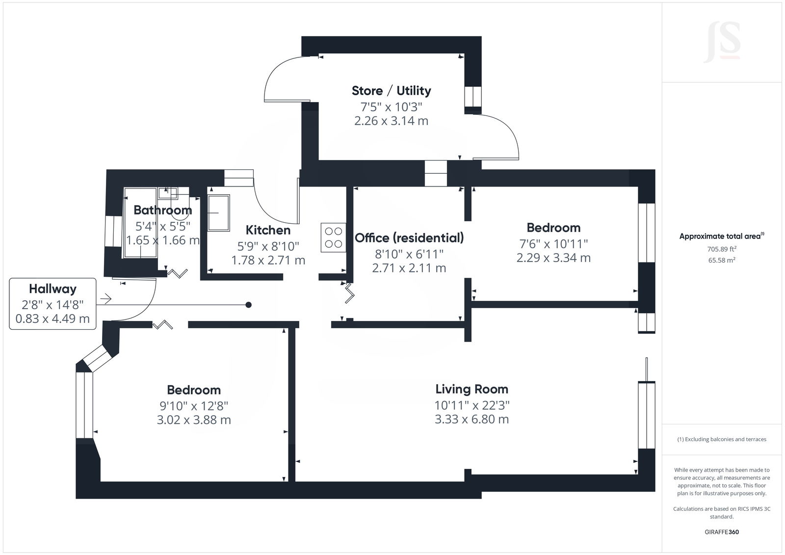 107, West Way, Lancing floorplan