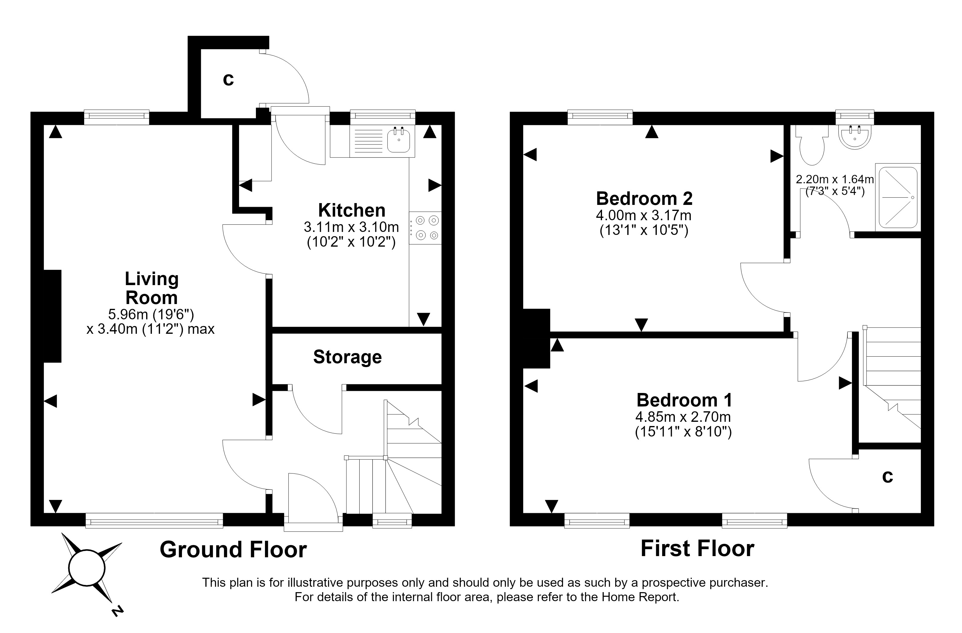 6, Rowan Gardens, Bonnyrigg floorplan