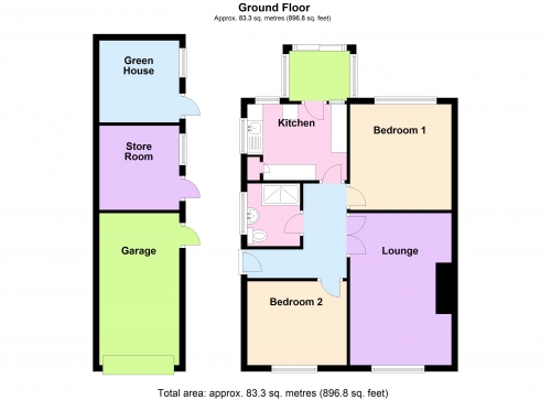 2 Bedrooms Semi-detached bungalow for sale in St. James Court, Bridgwater TA6