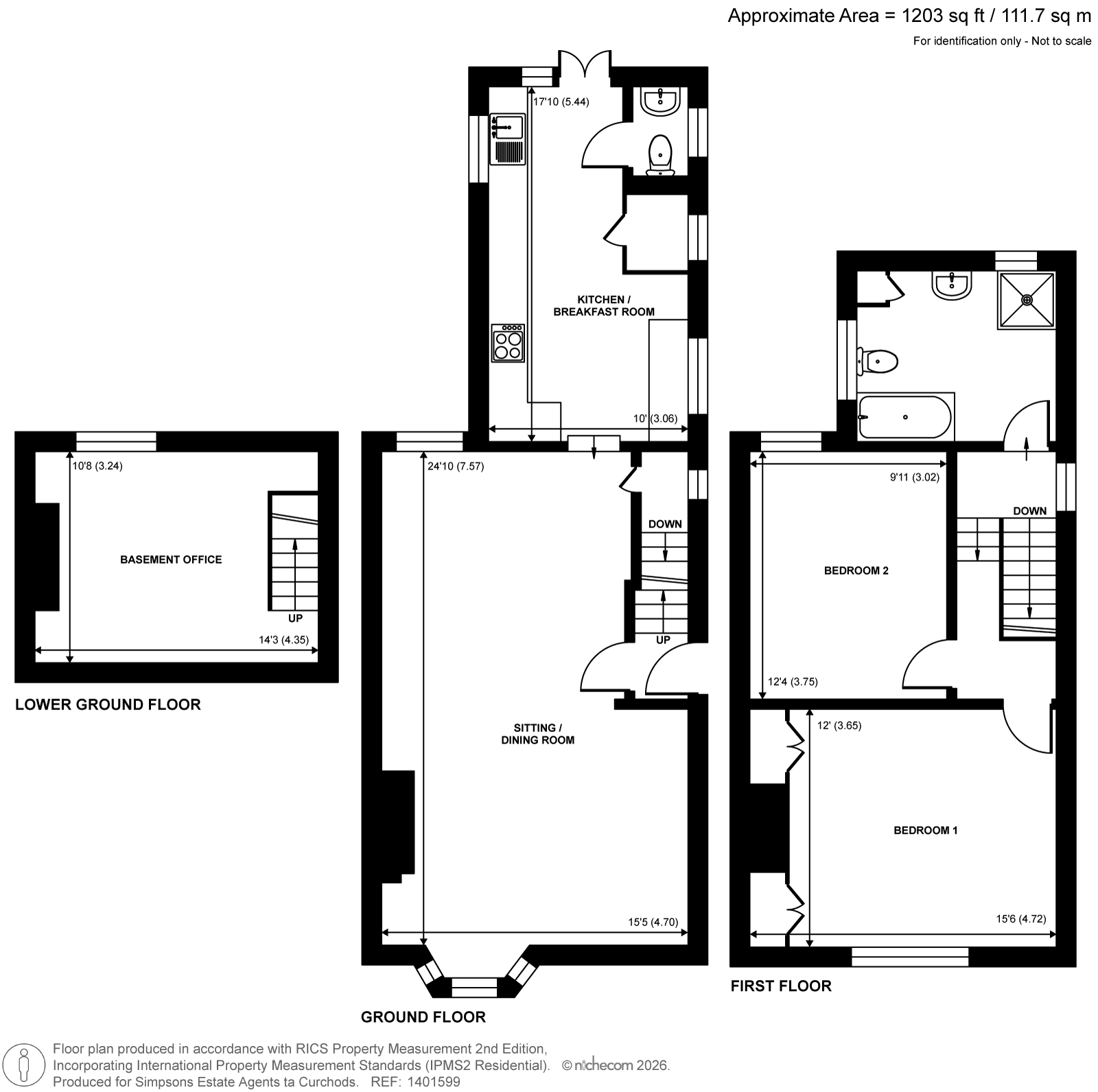 18, Birtley Road, Bramley floorplan