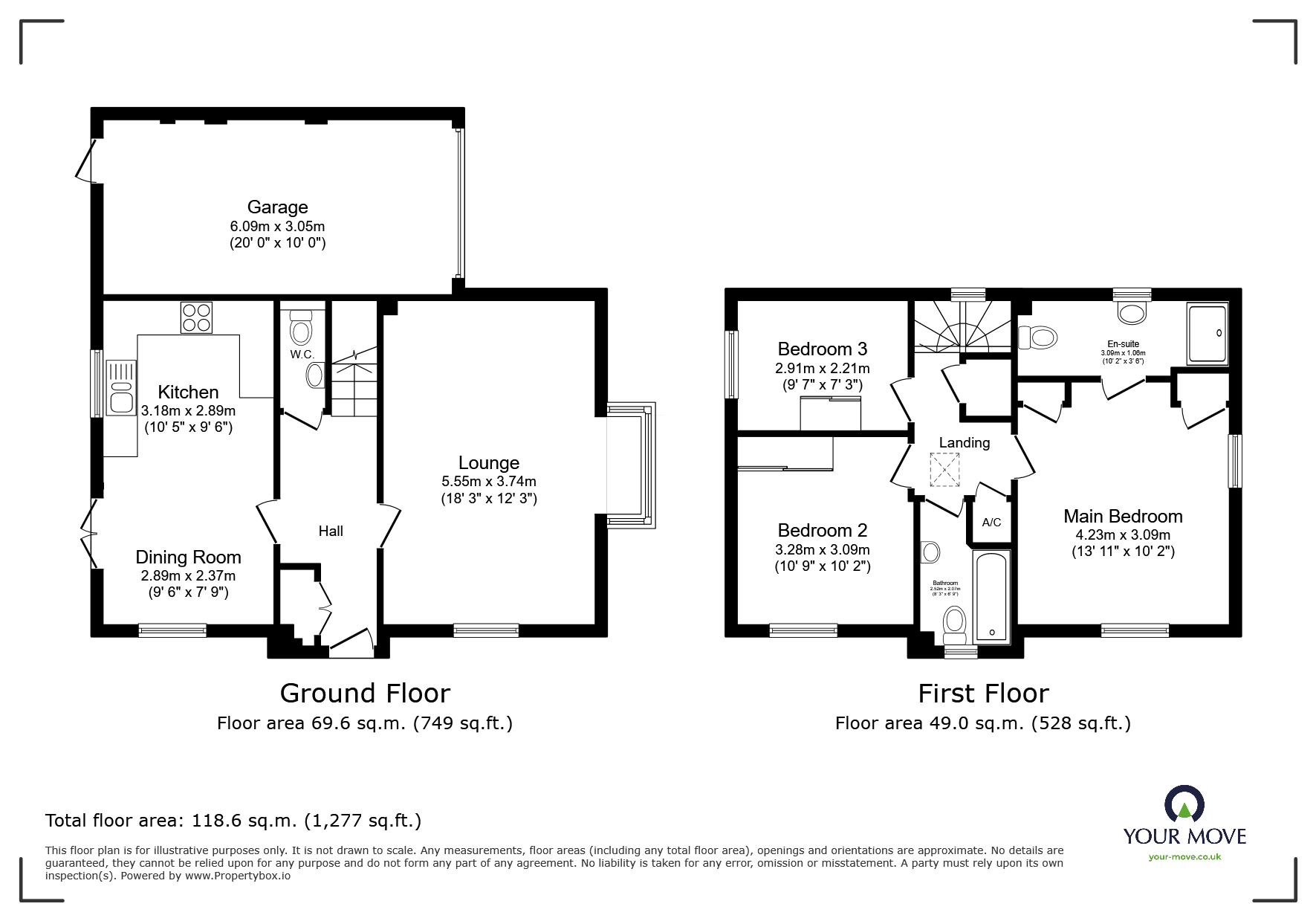 21, Oxford Drive, Wolverhampton floorplan