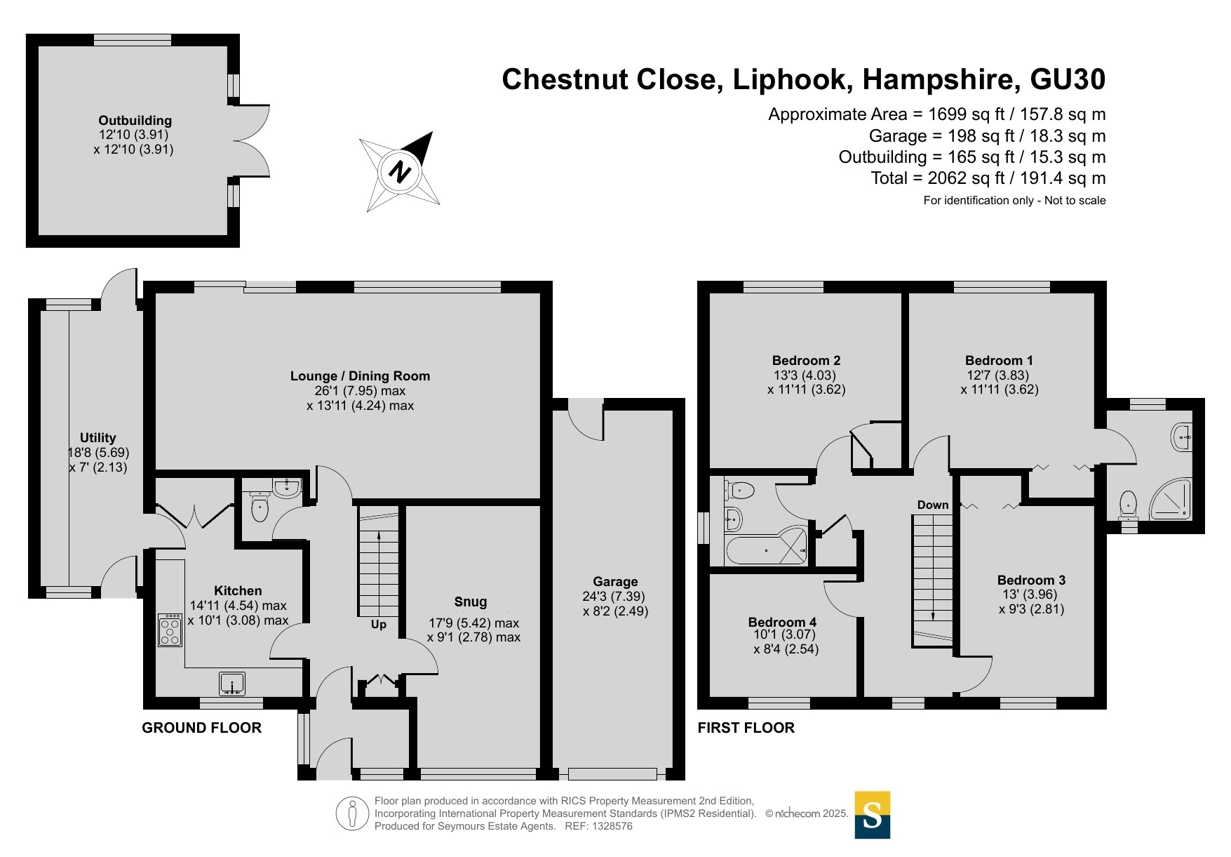 3, Chestnut Close, Hampshire floorplan