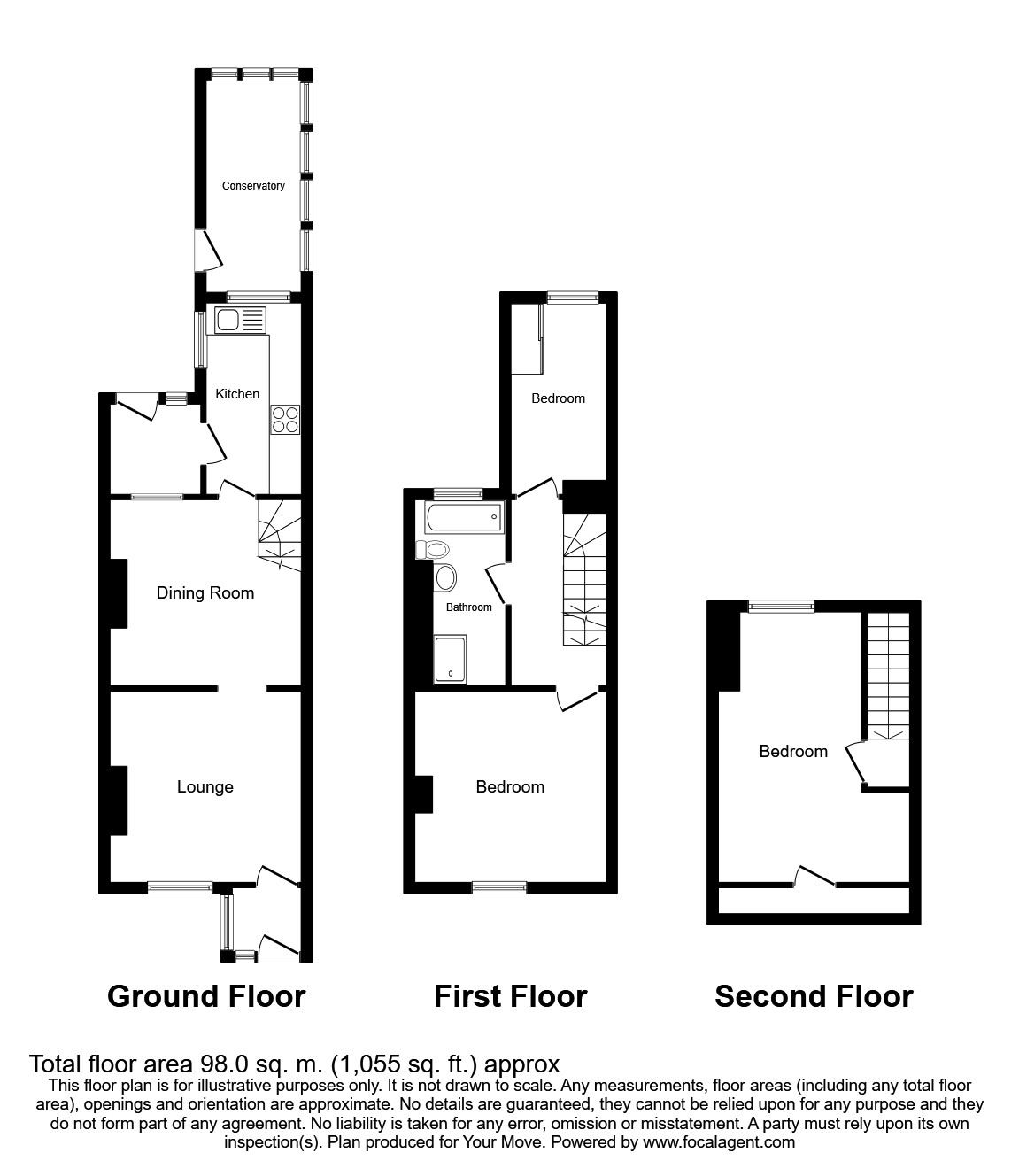 122, Hesley Lane, Rotherham floorplan