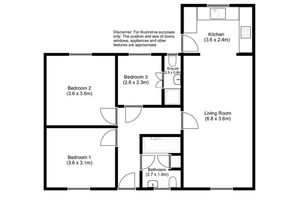 2, Cae Du, Pwllheli floorplan