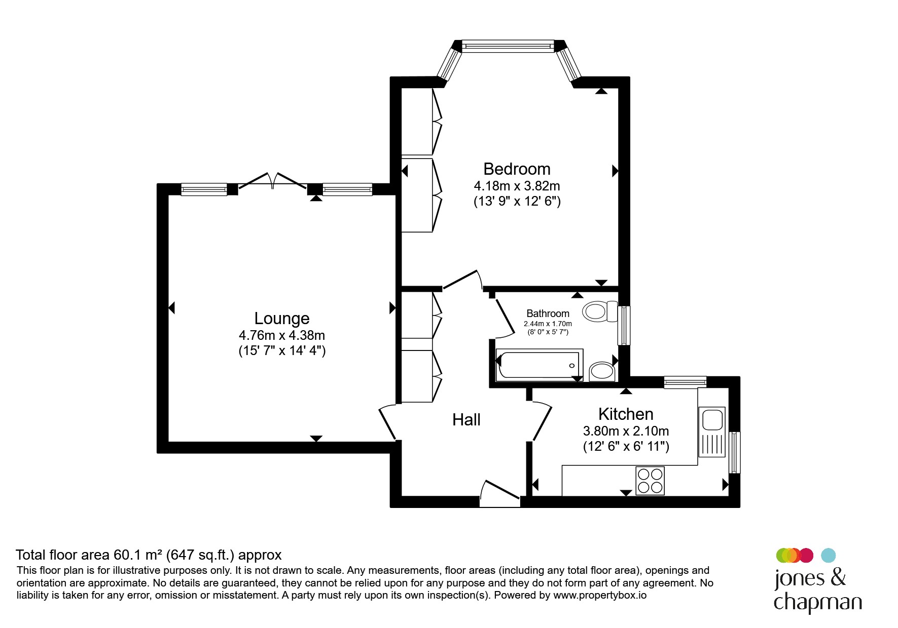 Flat B, 78, Egerton Park, Birkenhead floorplan