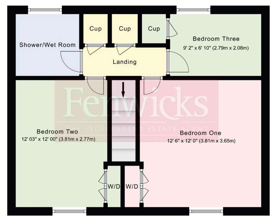 7 Worcester Court, Howe Road, Gosport floorplan