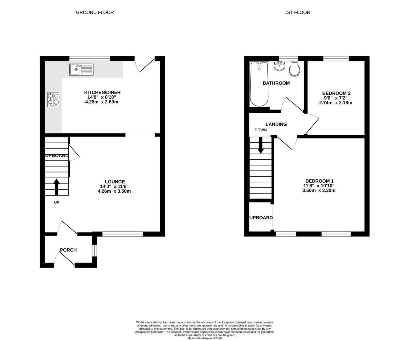 2, Alveston Close, Swindon floorplan